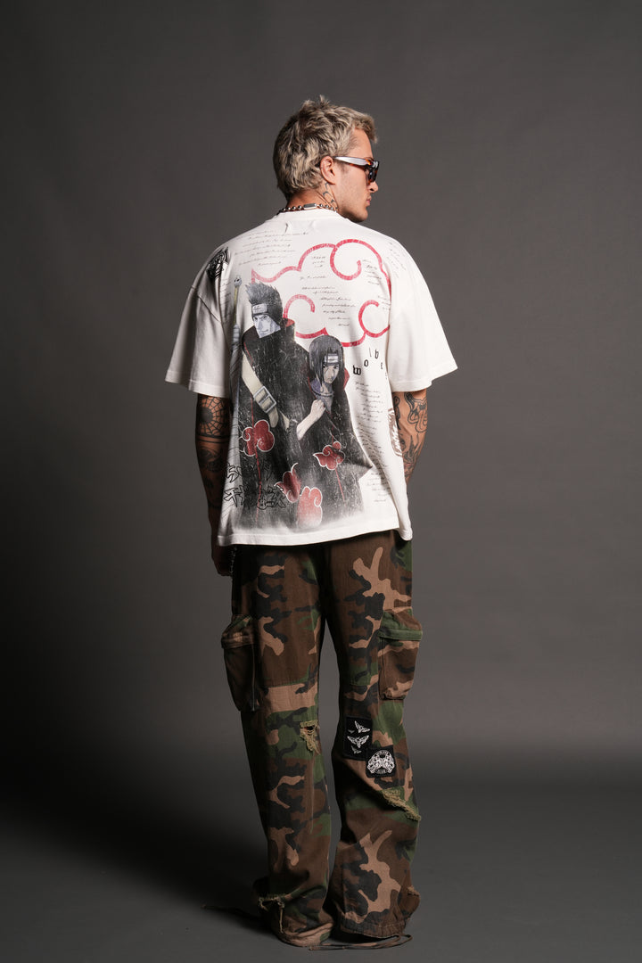 Darc Ninja Premium Oversized Tee in Cream
