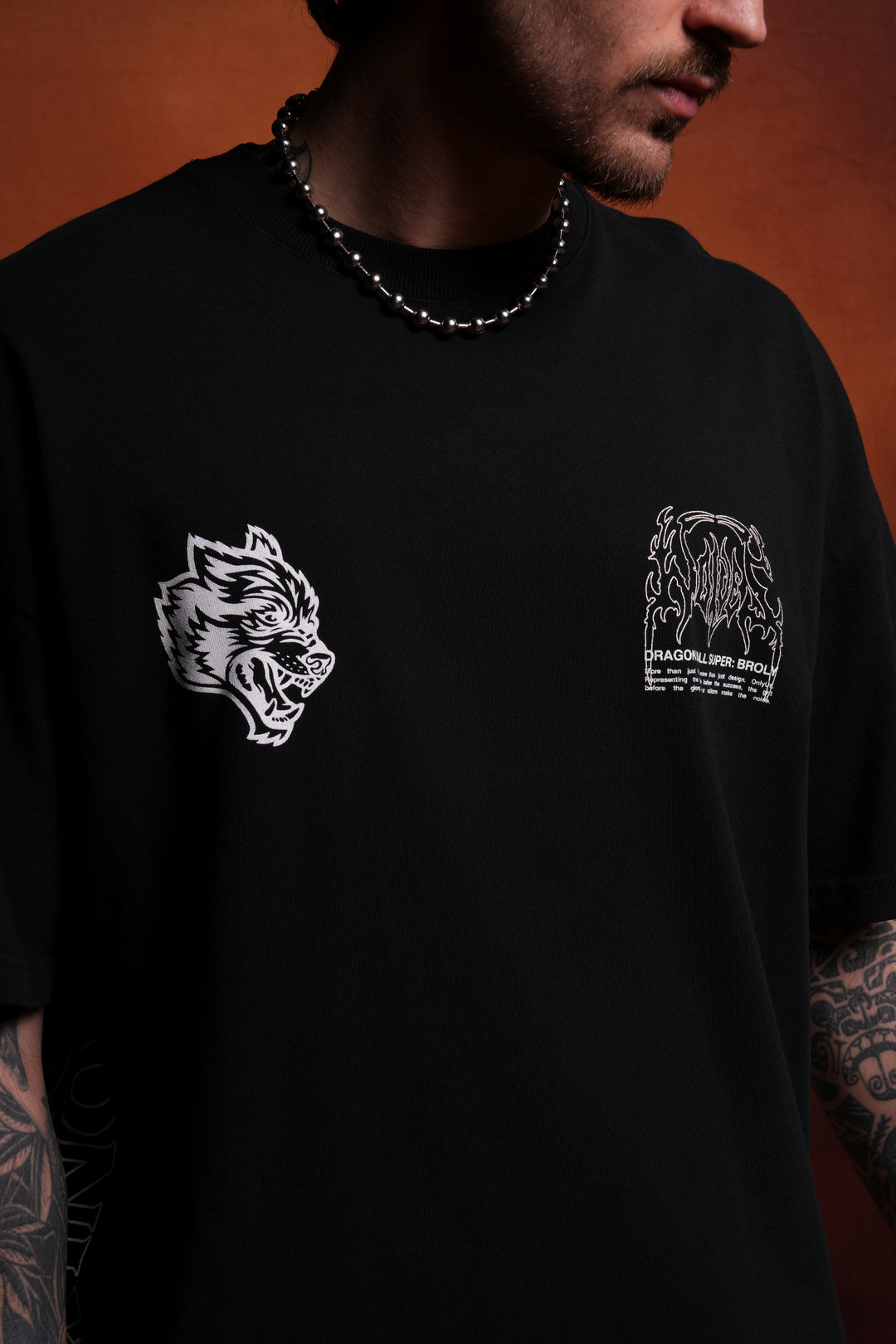 Our Reason "Premium" Oversized Tee in Black