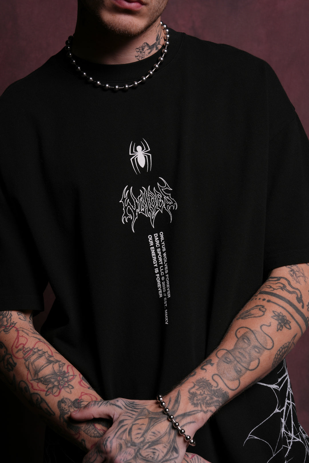 Darcness Unleashed "Premium" Oversized Tee in Black