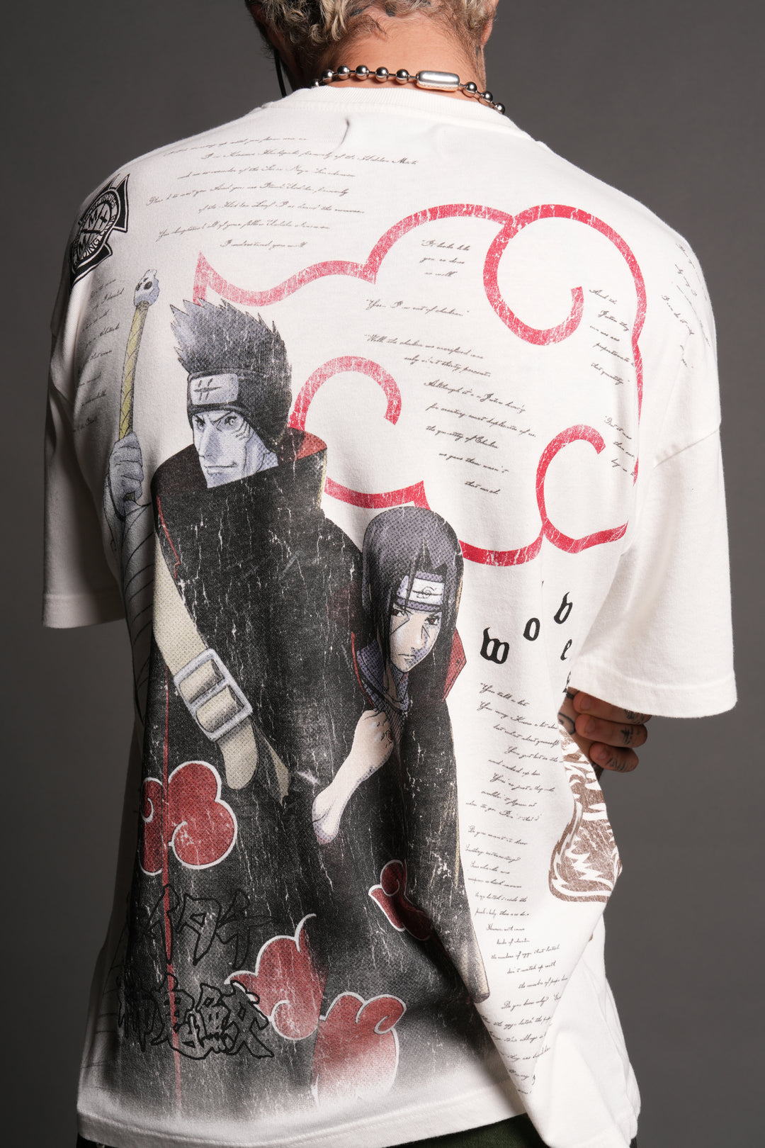 Darc Ninja Premium Oversized Tee in Cream