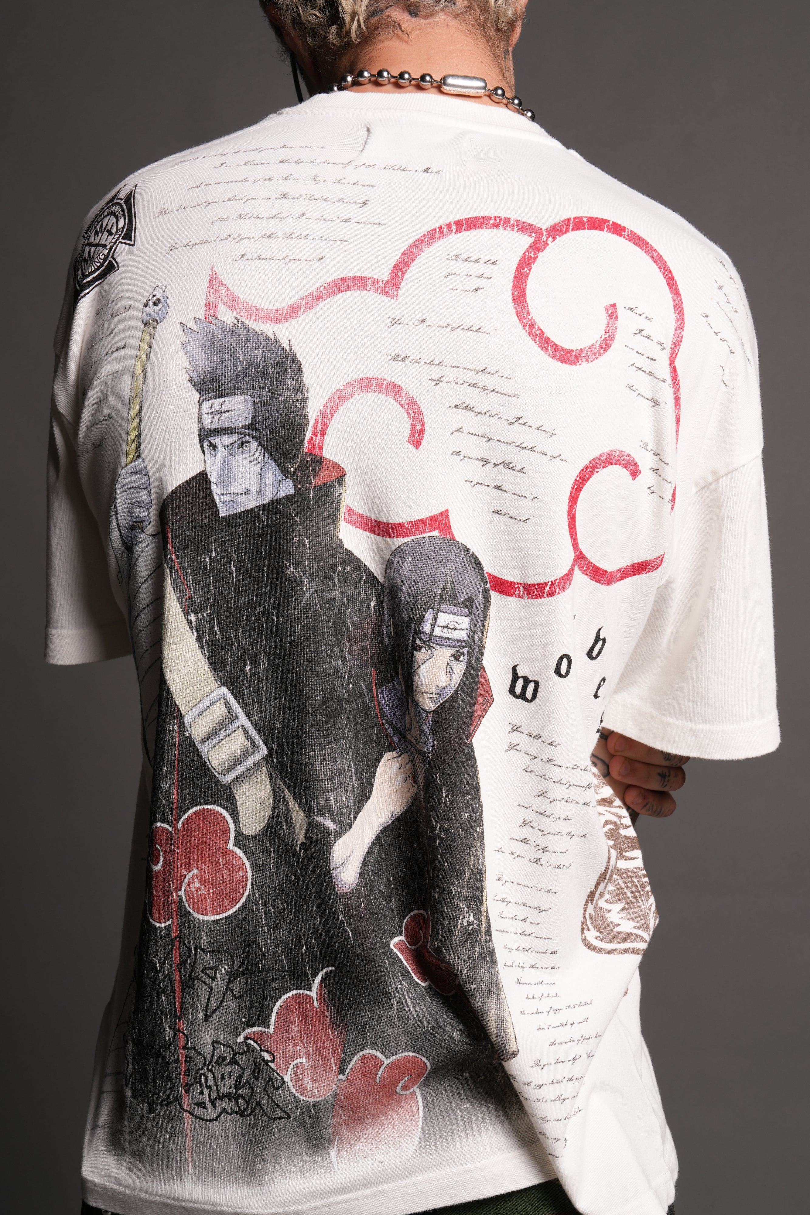 Darc Ninja Premium Oversized Tee in Cream