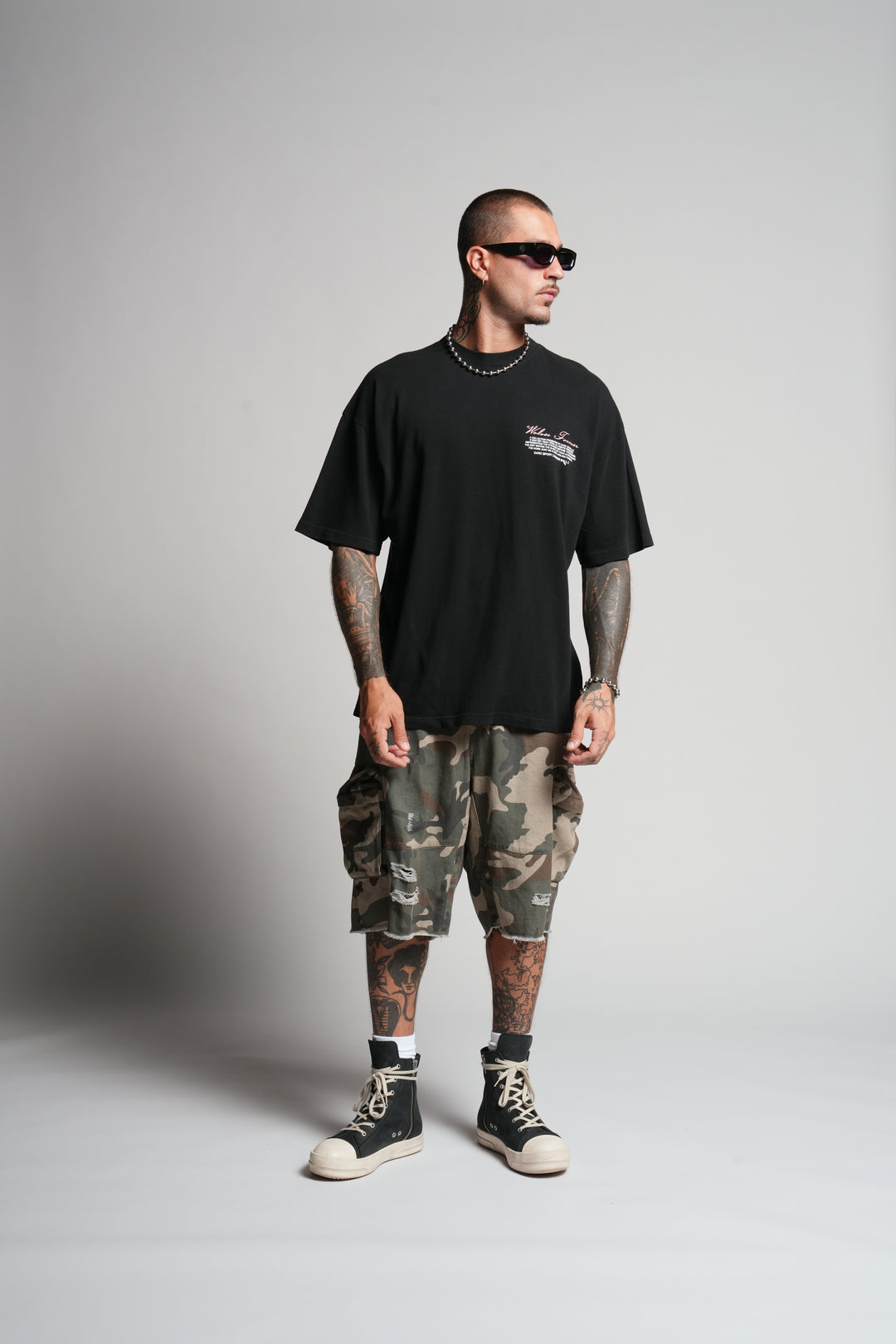 Piccolo "Premium" Oversized Unisex Tee in Black