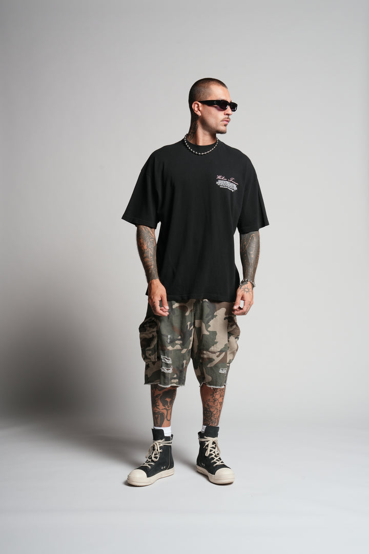 Piccolo "Premium" Oversized Unisex Tee in Black
