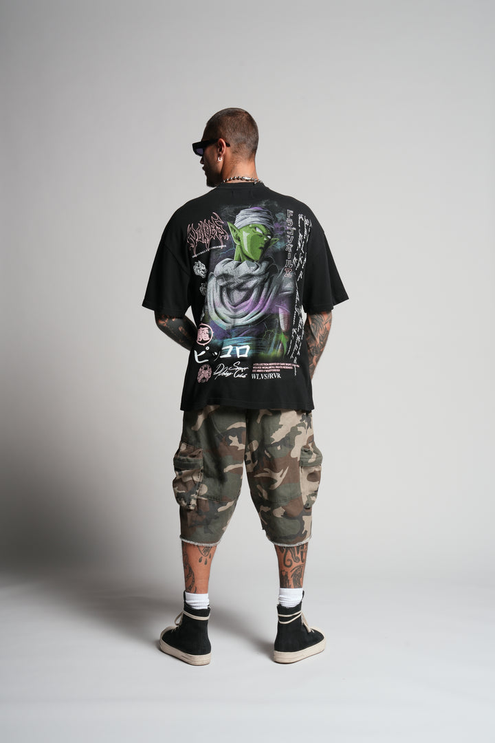 Piccolo "Premium" Oversized Unisex Tee in Black