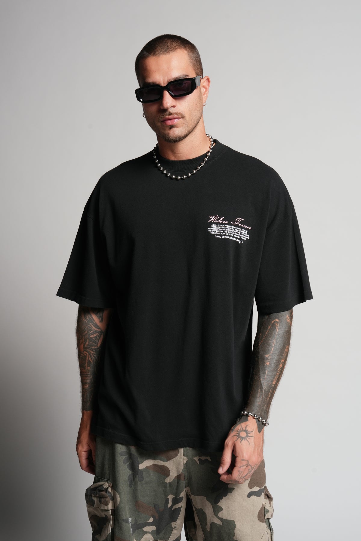 Piccolo "Premium" Oversized Unisex Tee in Black