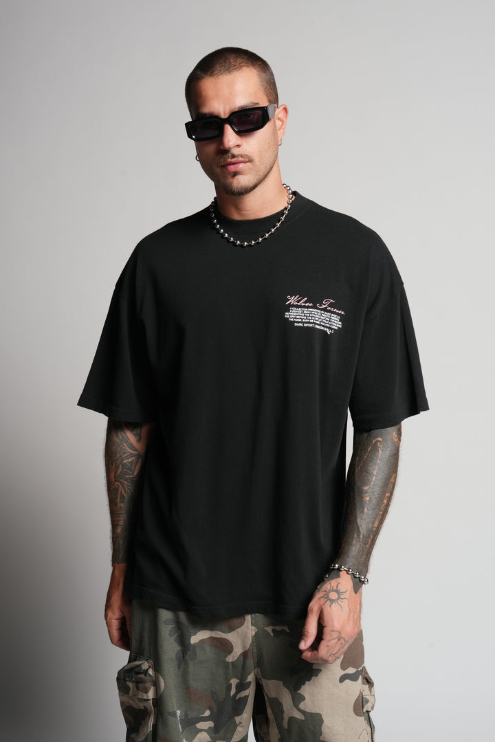 Piccolo "Premium" Oversized Unisex Tee in Black