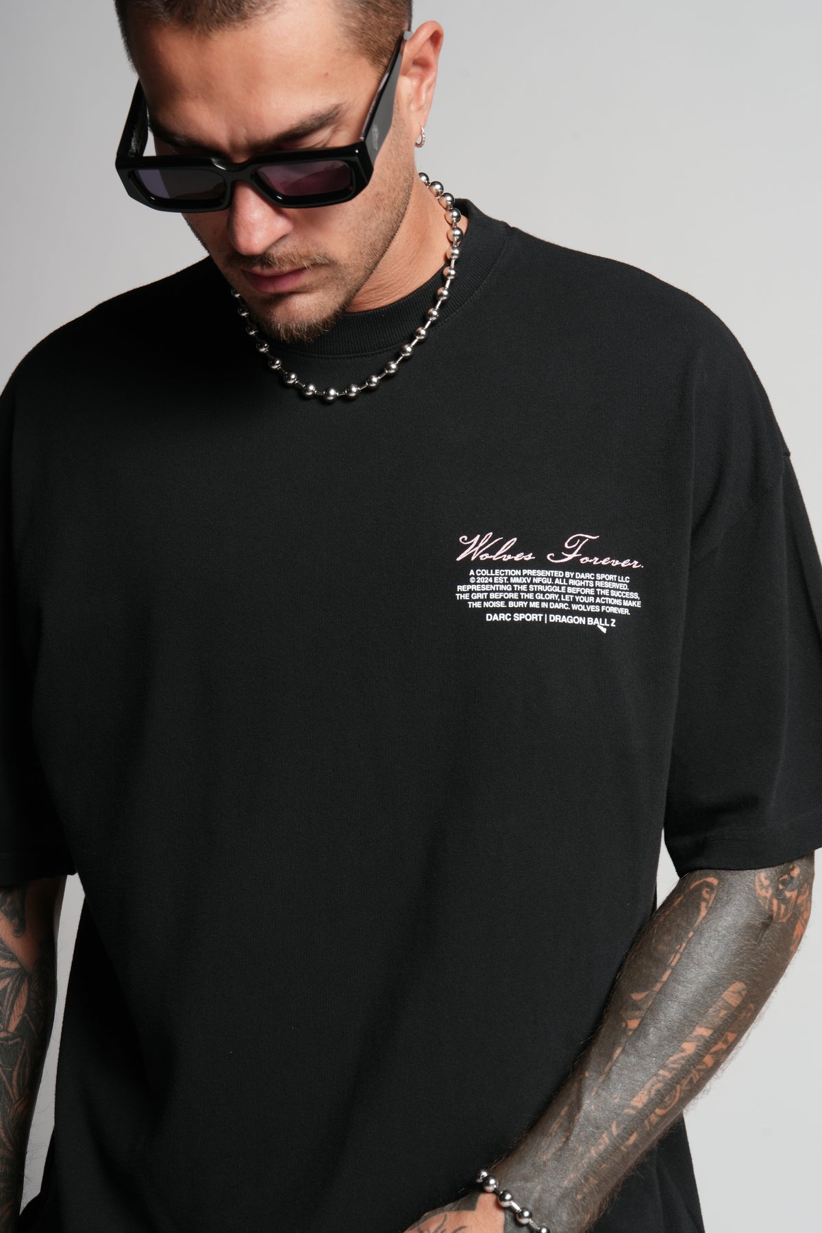 Piccolo "Premium" Oversized Unisex Tee in Black