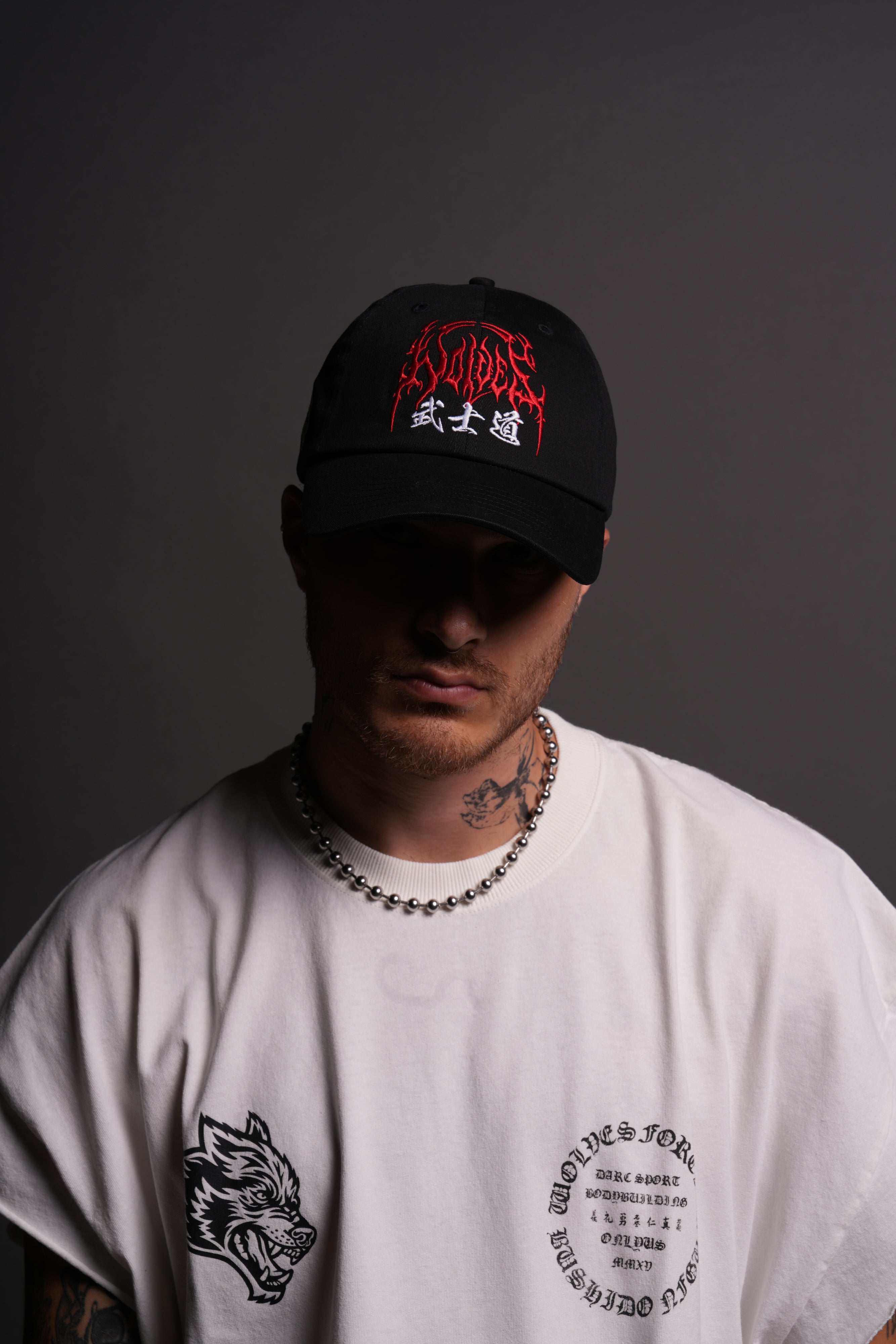 Hesh Kanji Dad Hat V2 in Black