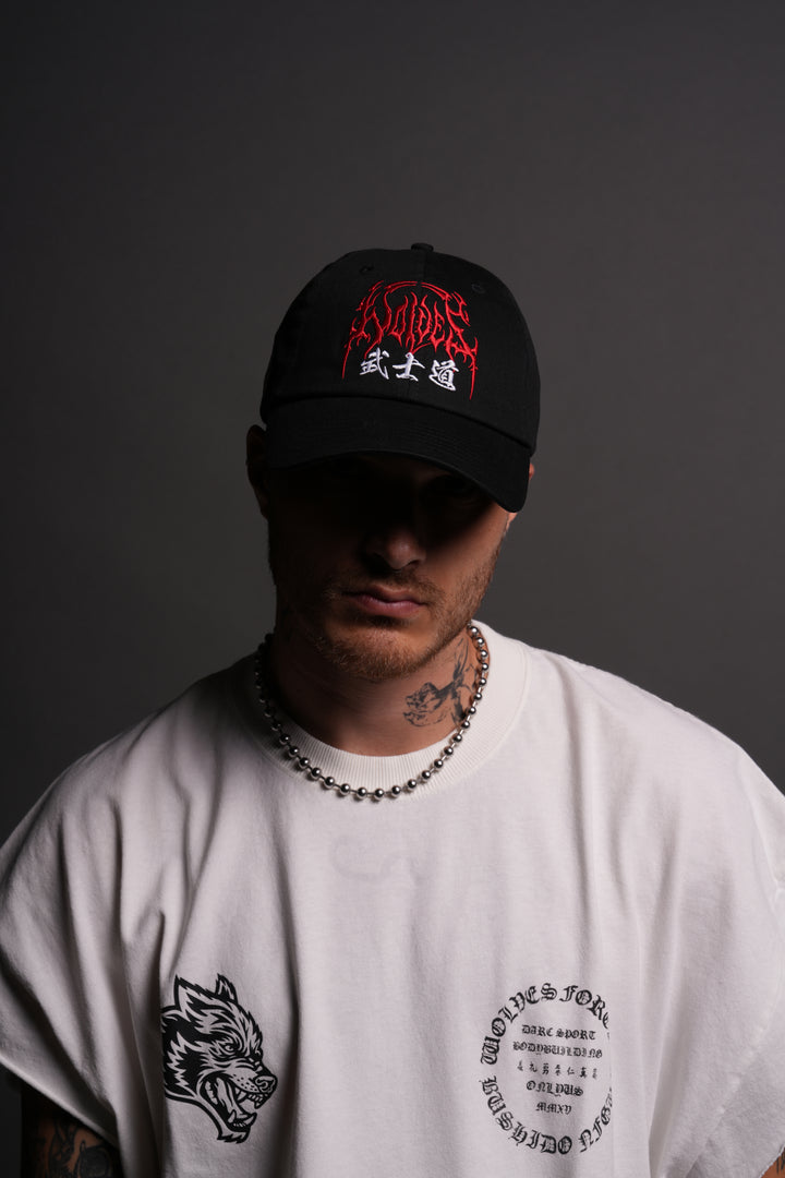 Hesh Kanji Dad Hat V2 in Black