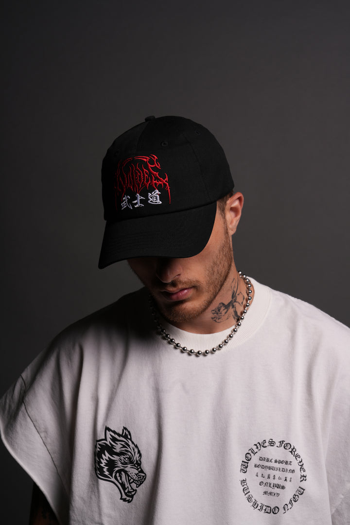 Hesh Kanji Dad Hat V2 in Black