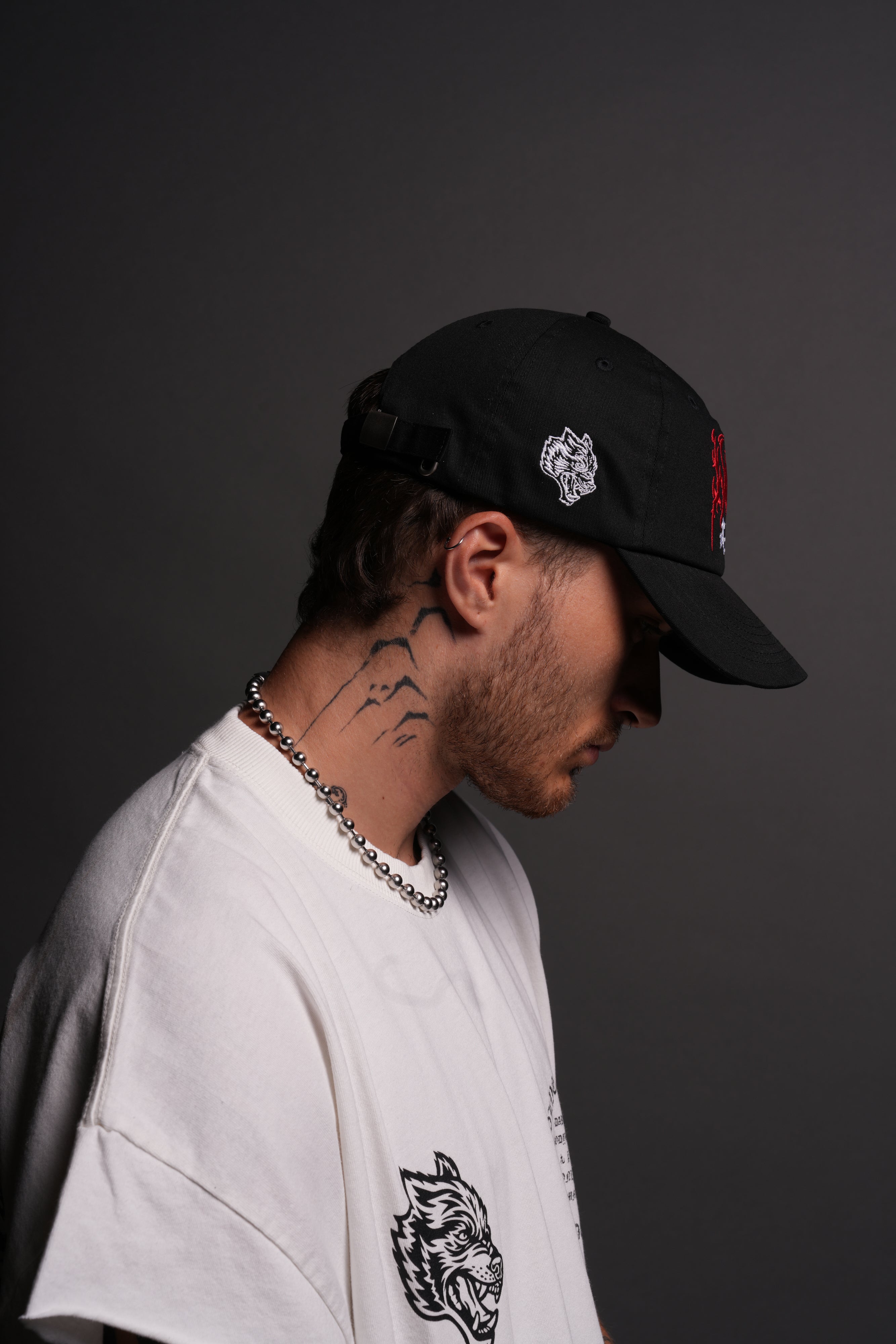 Hesh Kanji Dad Hat V2 in Black