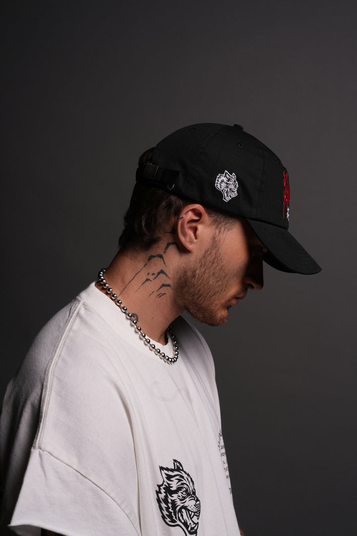 Hesh Kanji Dad Hat V2 in Black