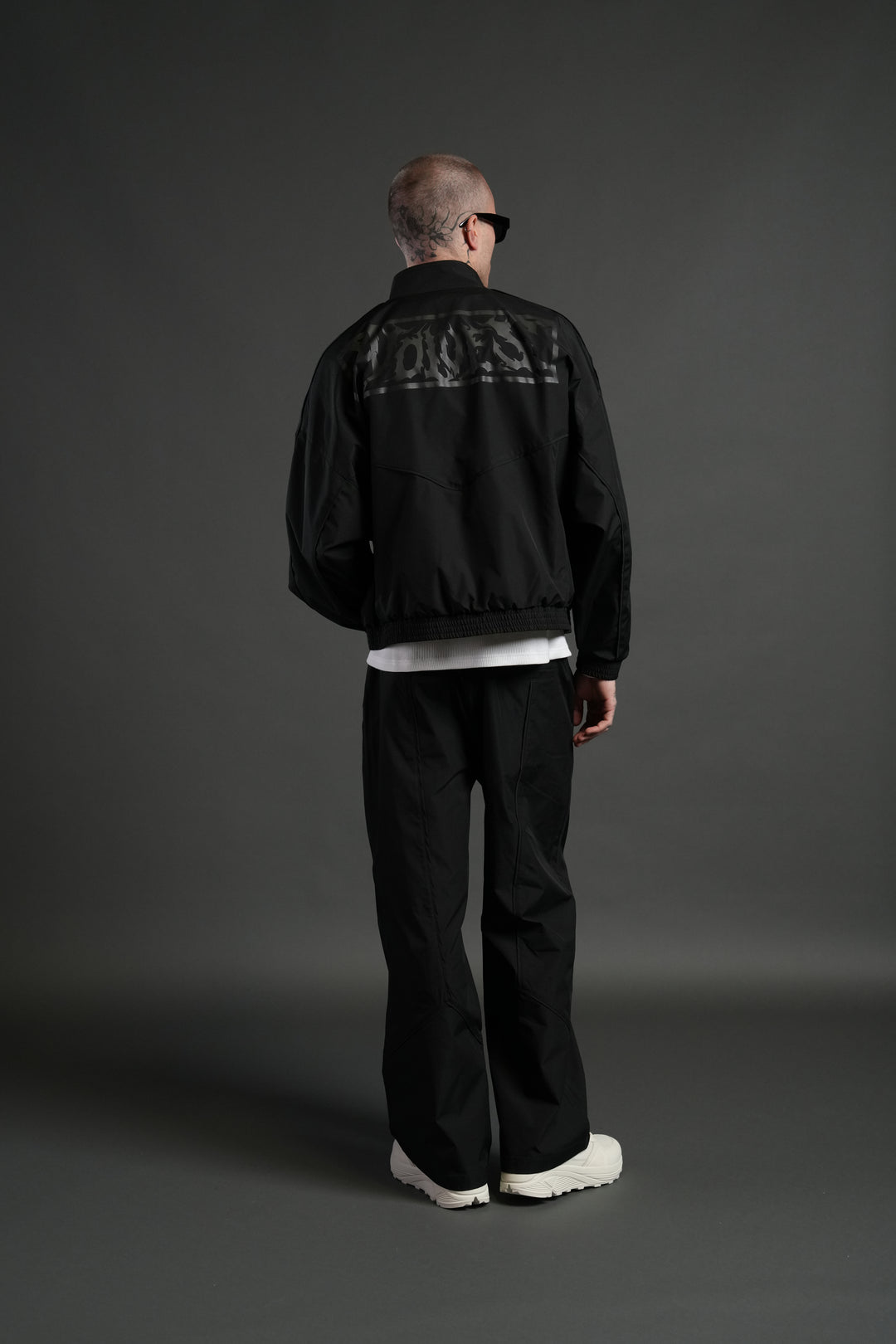 Sacred Flash Unisex Track Jacket in Black