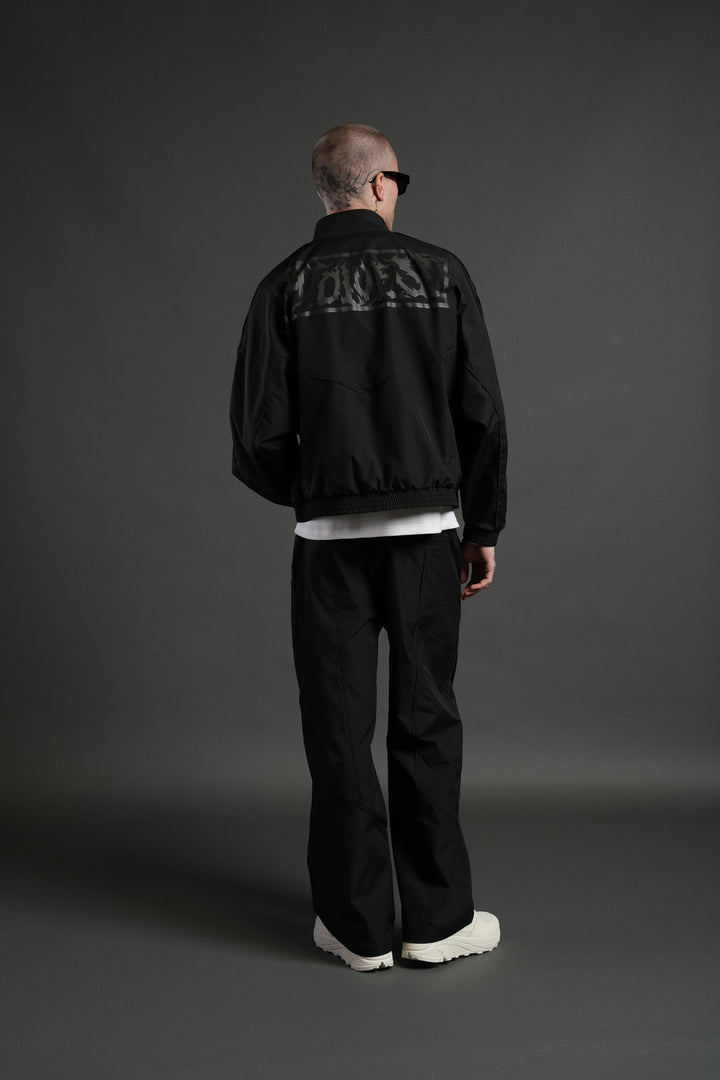 Sacred Flash Unisex Track Jacket in Black