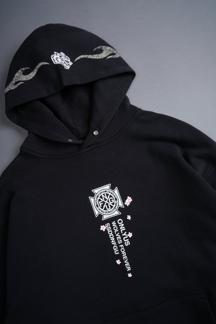 Our Fire V2 "Pierce" Hoodie in Black