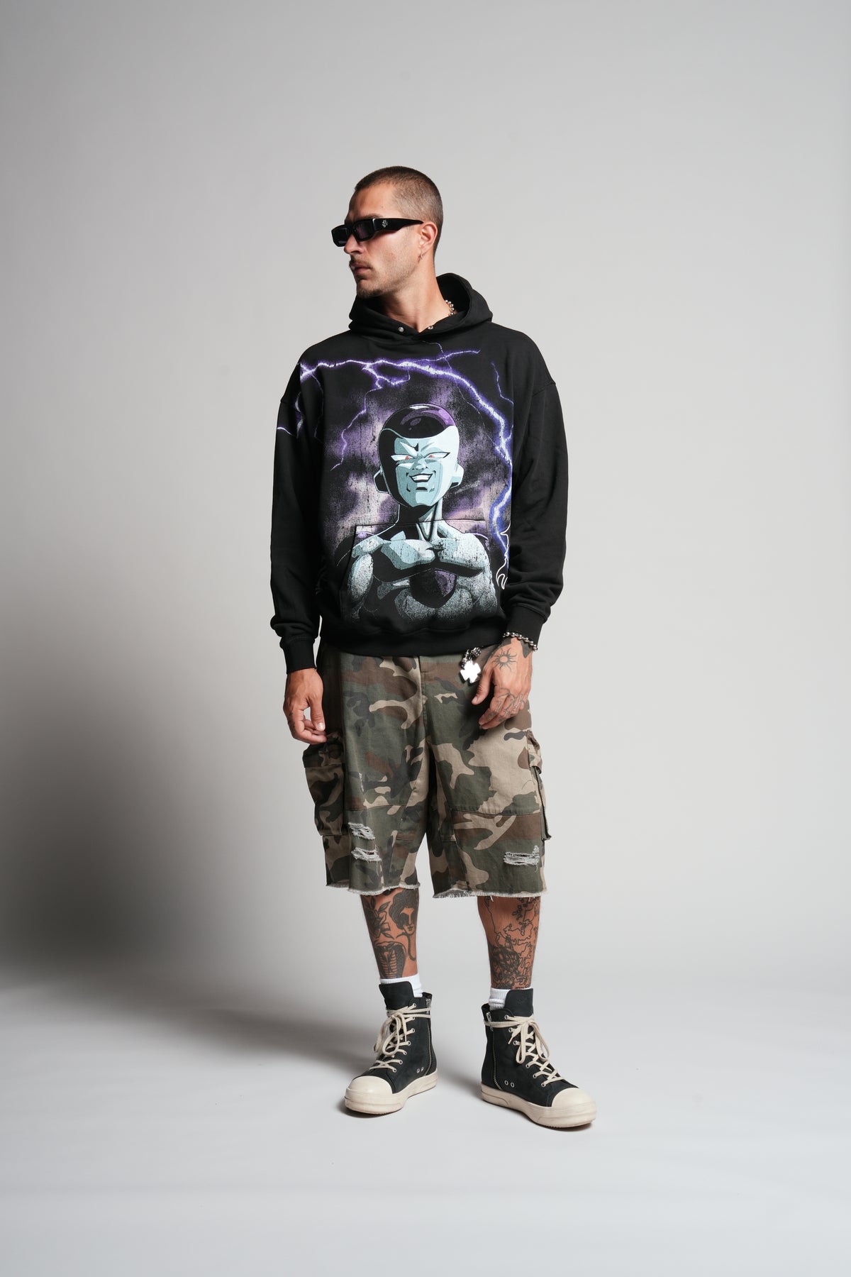 Frieza Energy "Pierce" Hoodie in Black