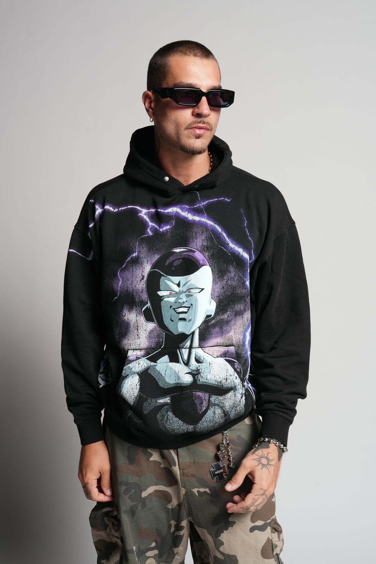 Frieza Energy "Pierce" Hoodie in Black
