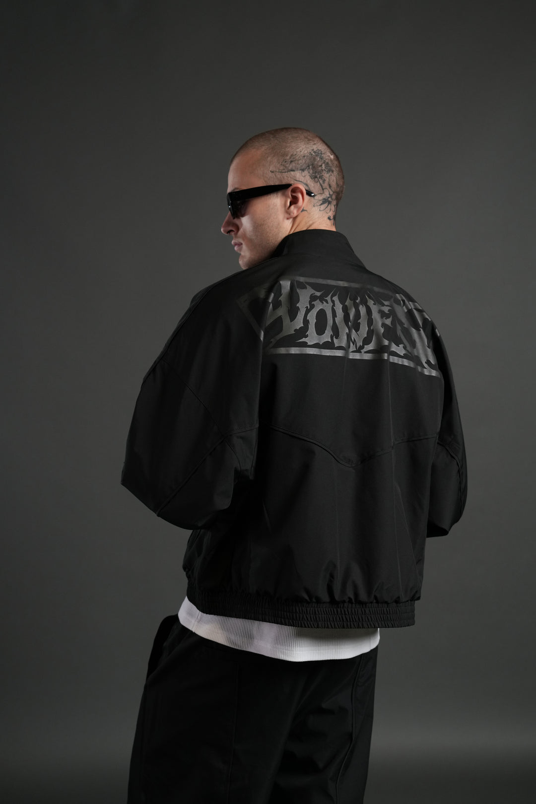 Sacred Flash Unisex Track Jacket in Black