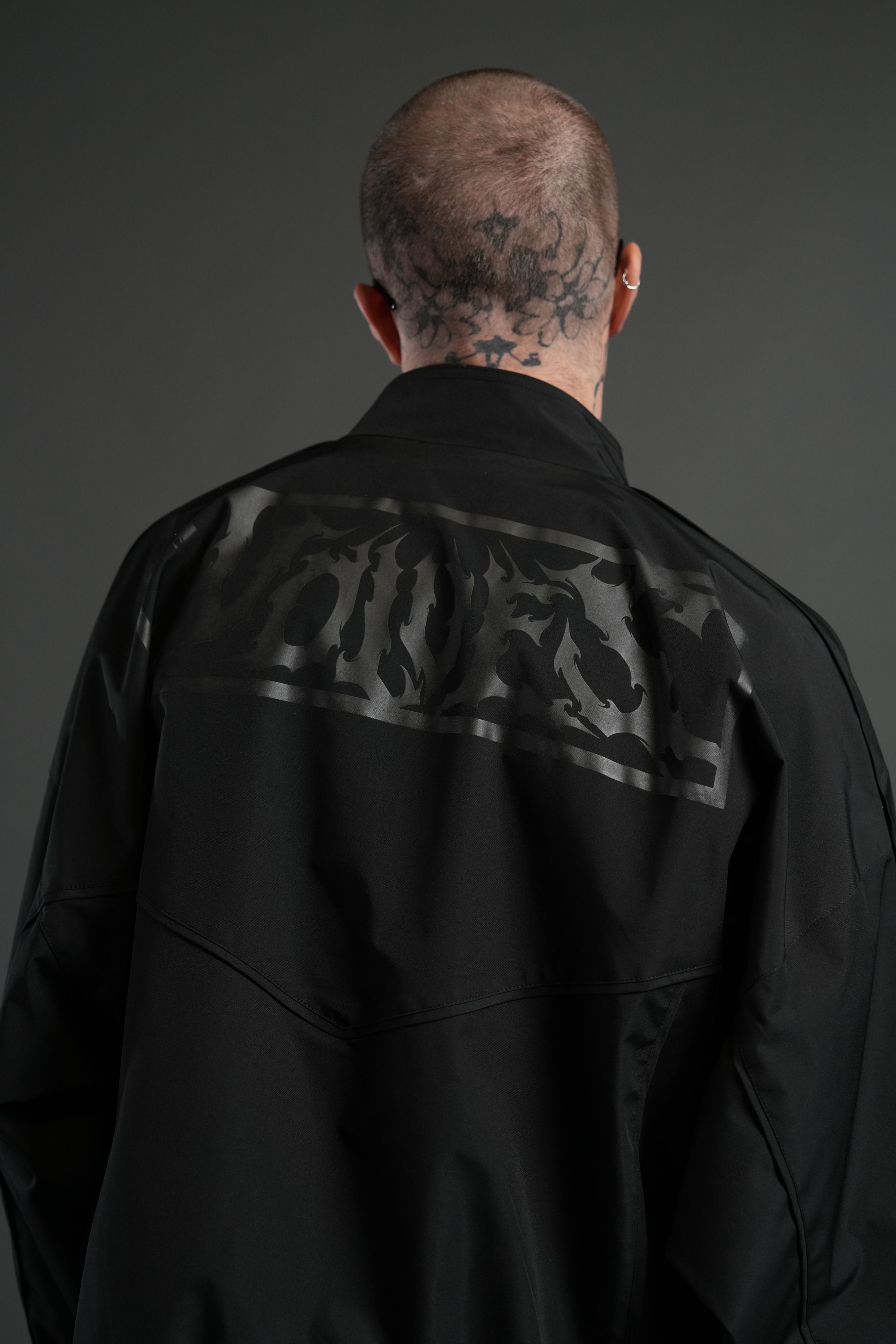 Sacred Flash Unisex Track Jacket in Black