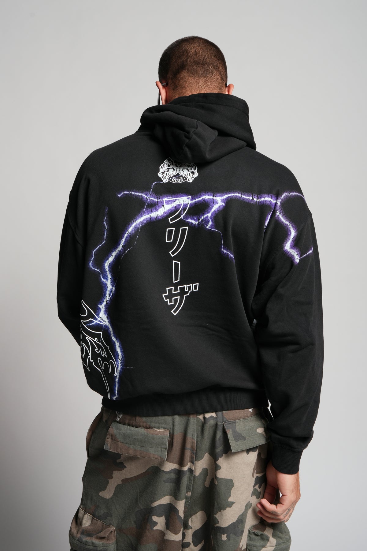 Frieza Energy "Pierce" Hoodie in Black