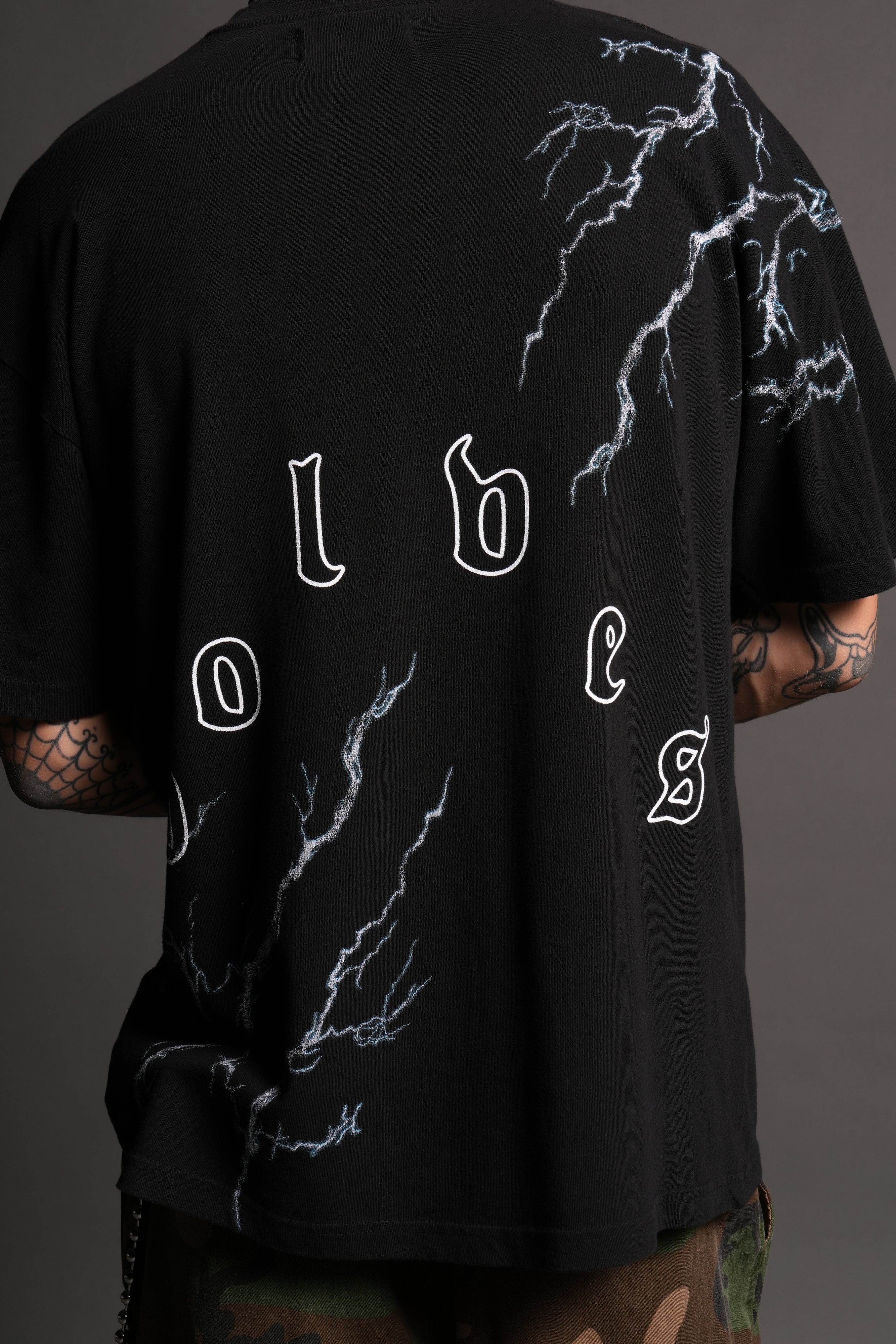 Shinobi Premium Oversized Tee in Black
