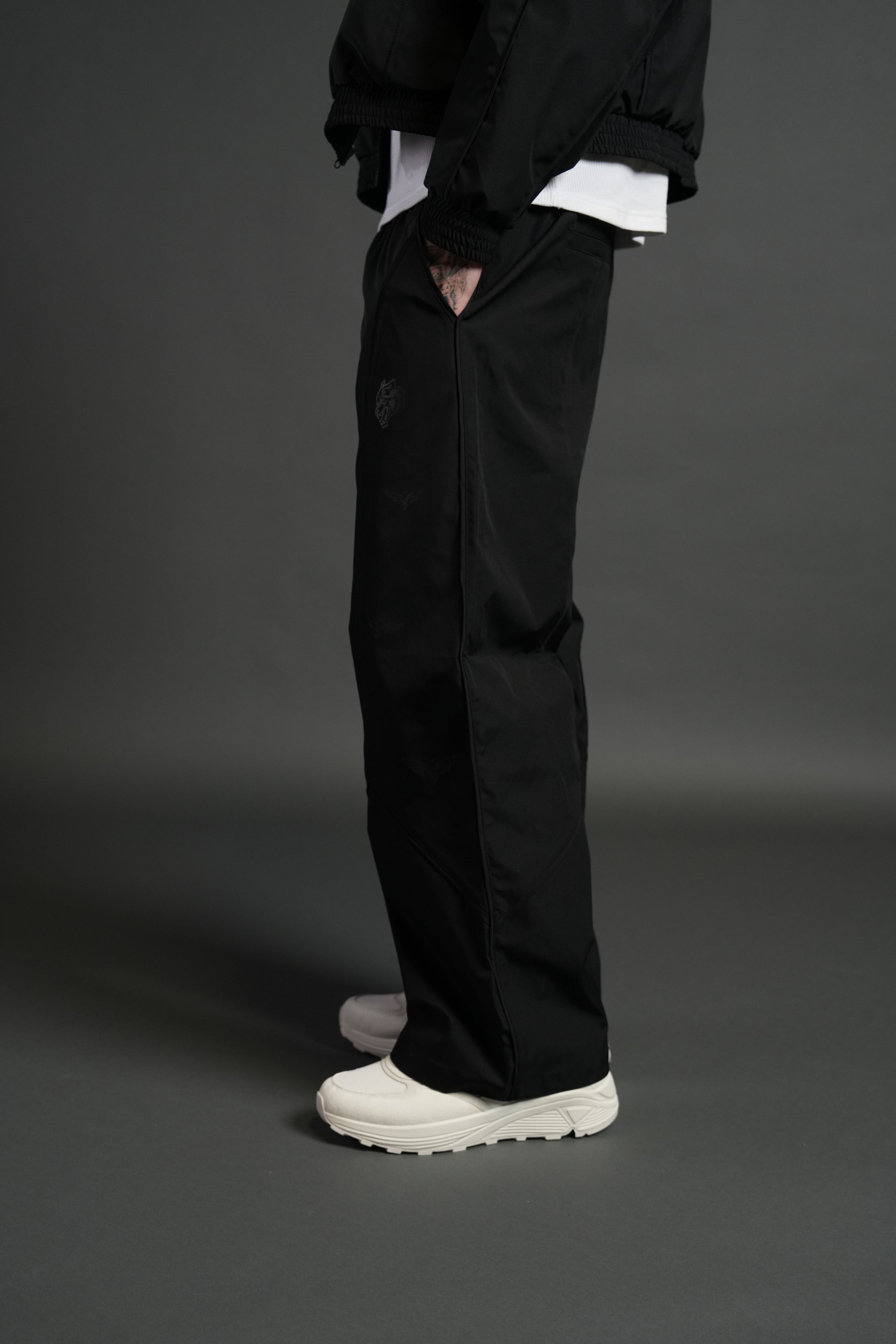 Sacred Flash Men's Quinn Track Pants in Black/Black