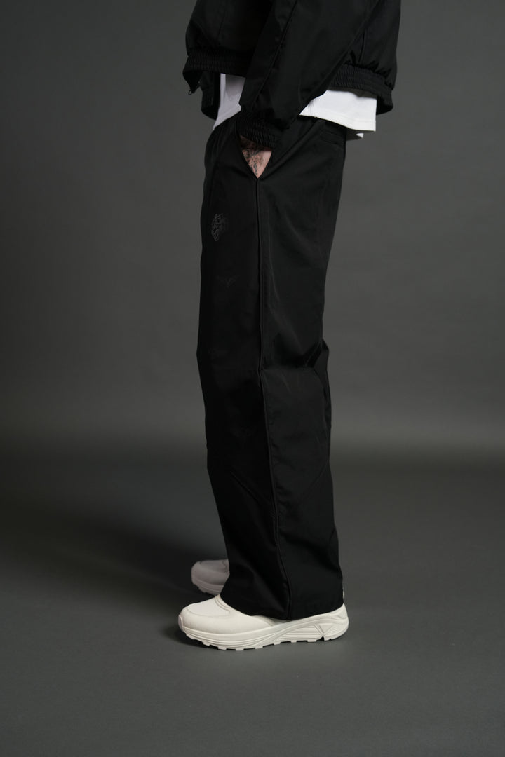 Sacred Flash Men's Quinn Track Pants in Black/Black