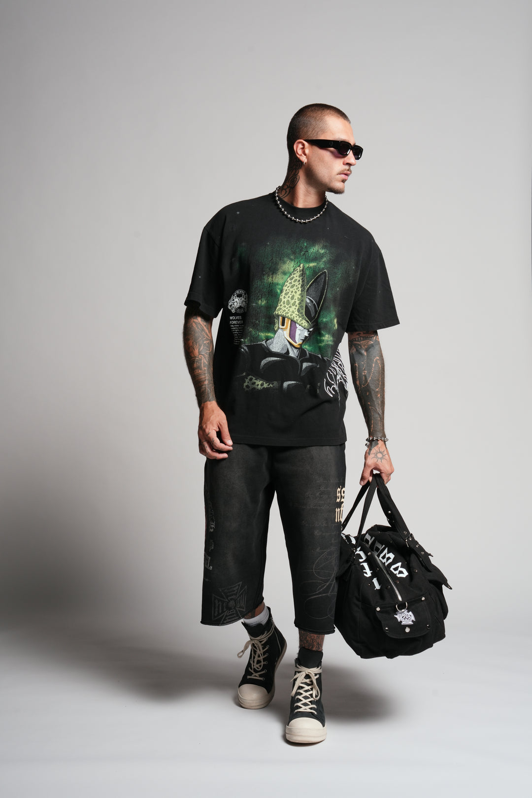 Cell Energy "Premium" Oversized Tee in Black
