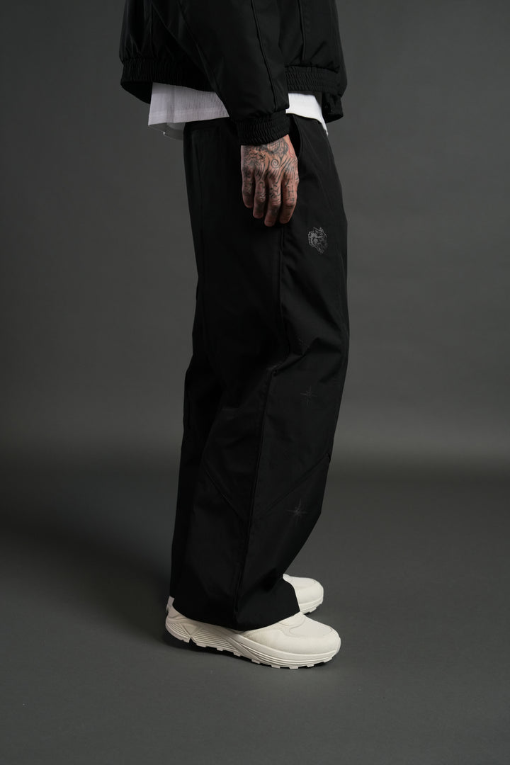 Sacred Flash Men's Quinn Track Pants in Black/Black