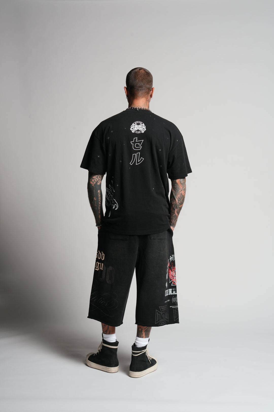 Cell Energy "Premium" Oversized Tee in Black