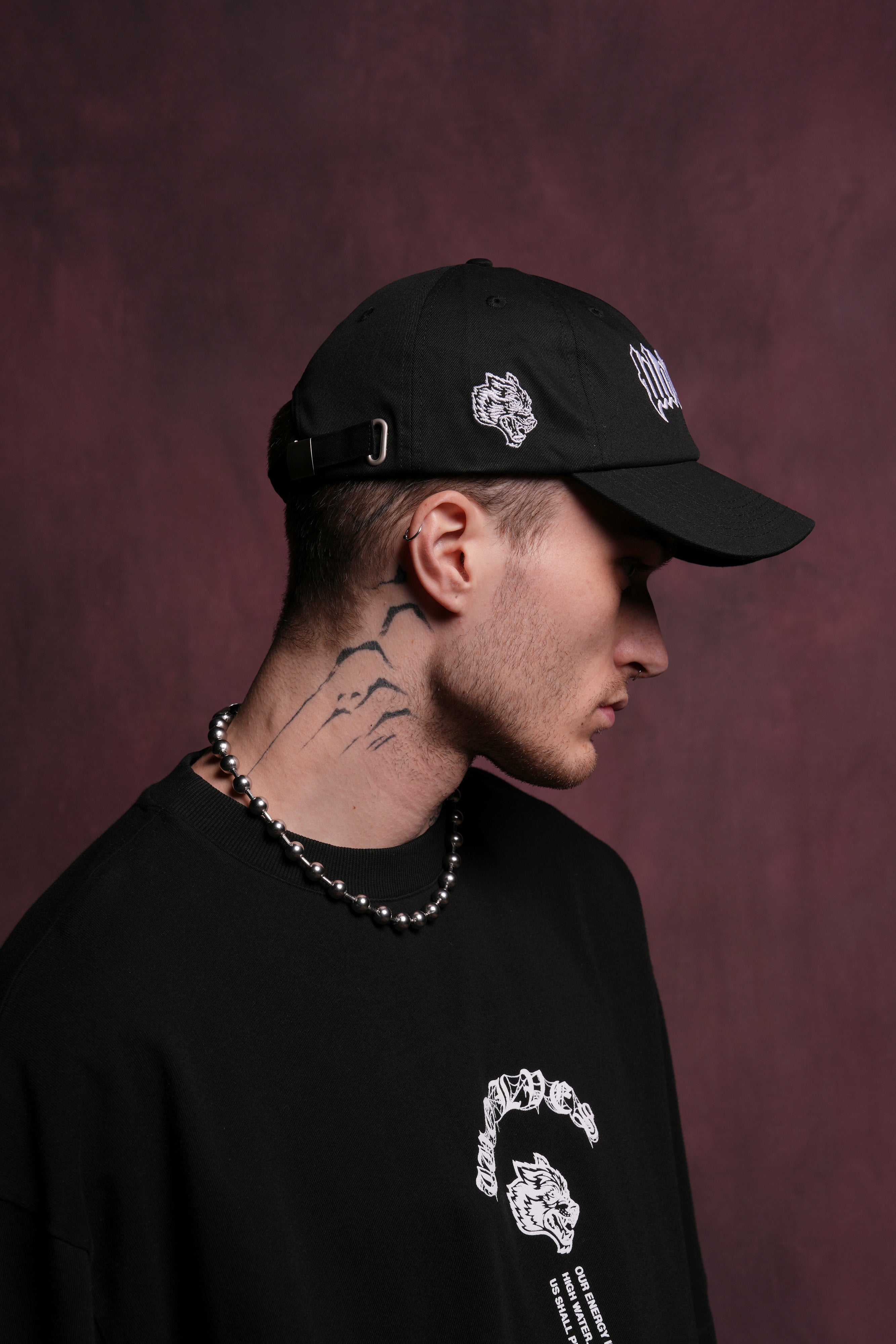 Symbiosis Dad Hat V2 in Black