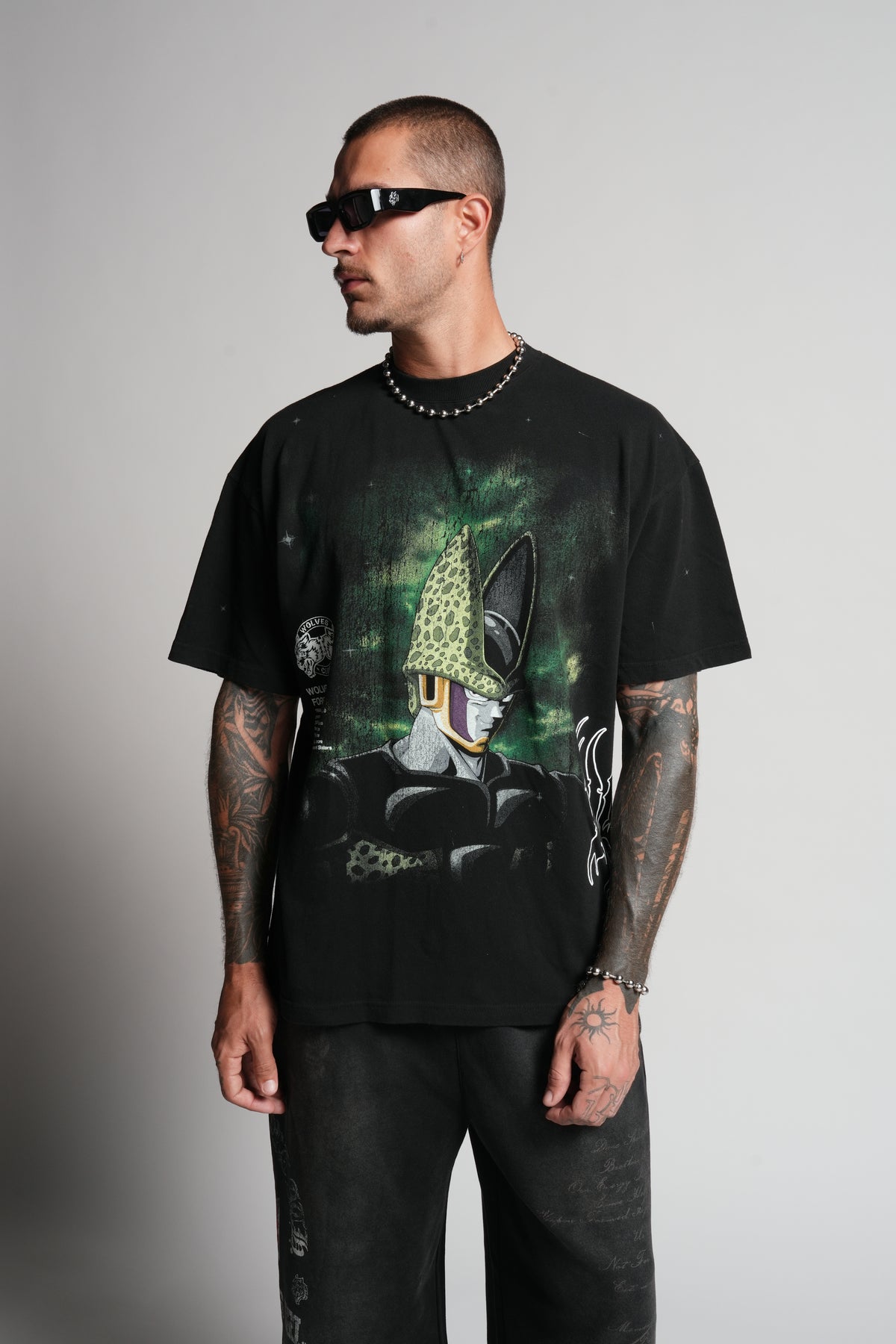 Cell Energy "Premium" Oversized Tee in Black