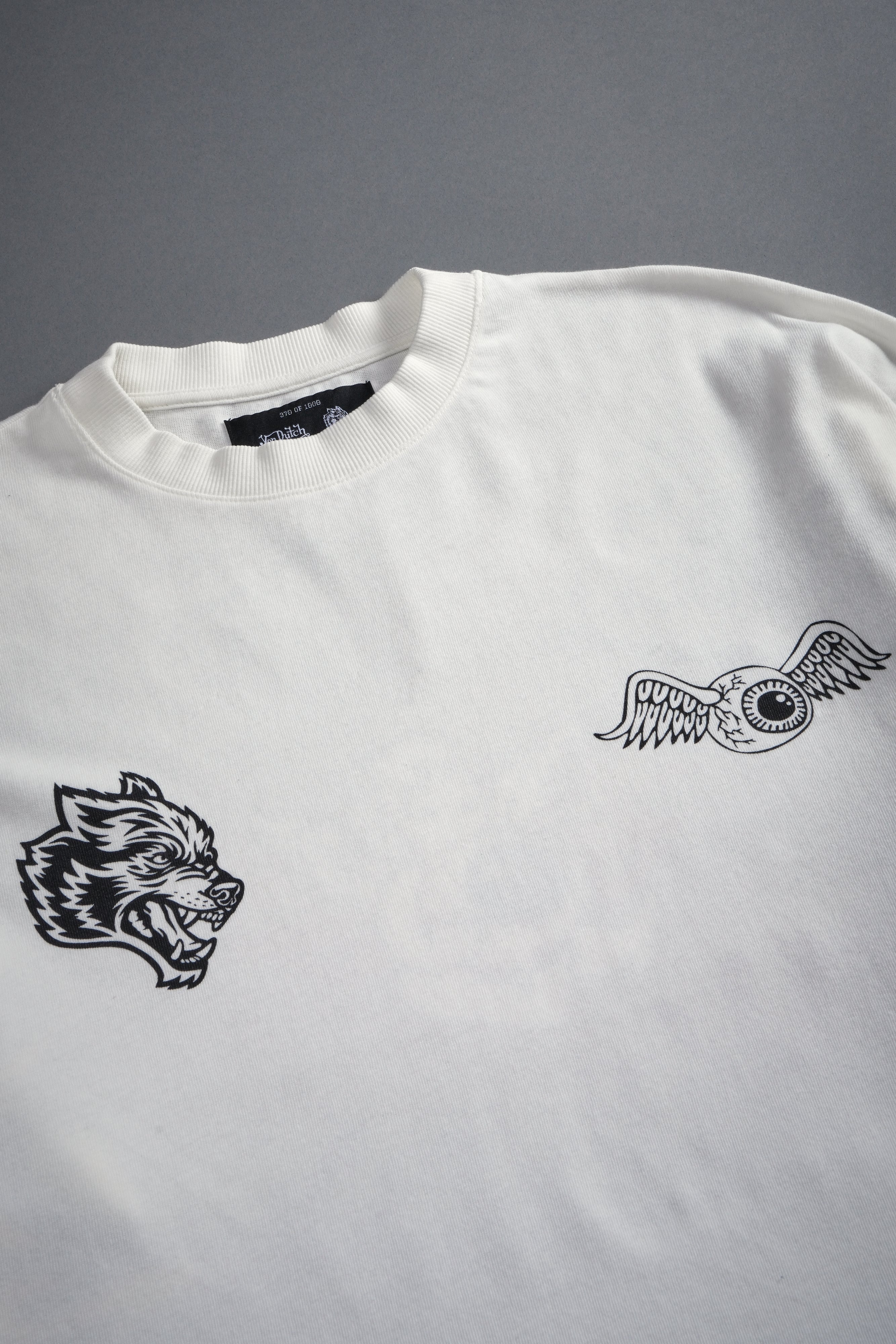 Kulture Klash Premium Oversized Tee in Cream