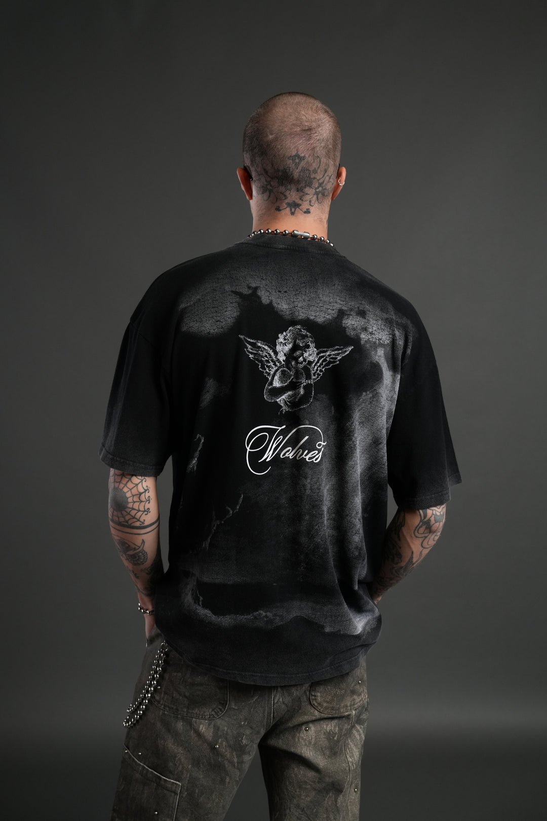 (1 Of 500) Divine Light "Premium" Oversized Tee in Black