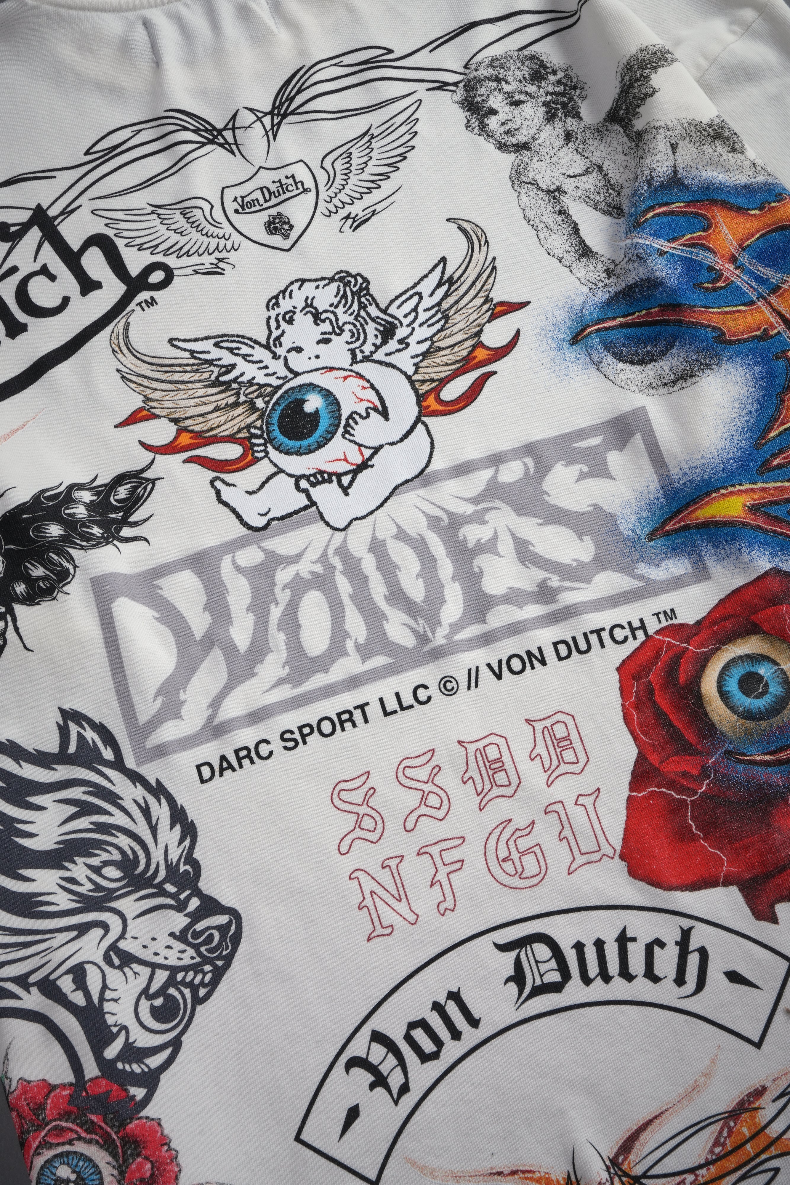 Kulture Klash Premium Oversized Tee in Cream