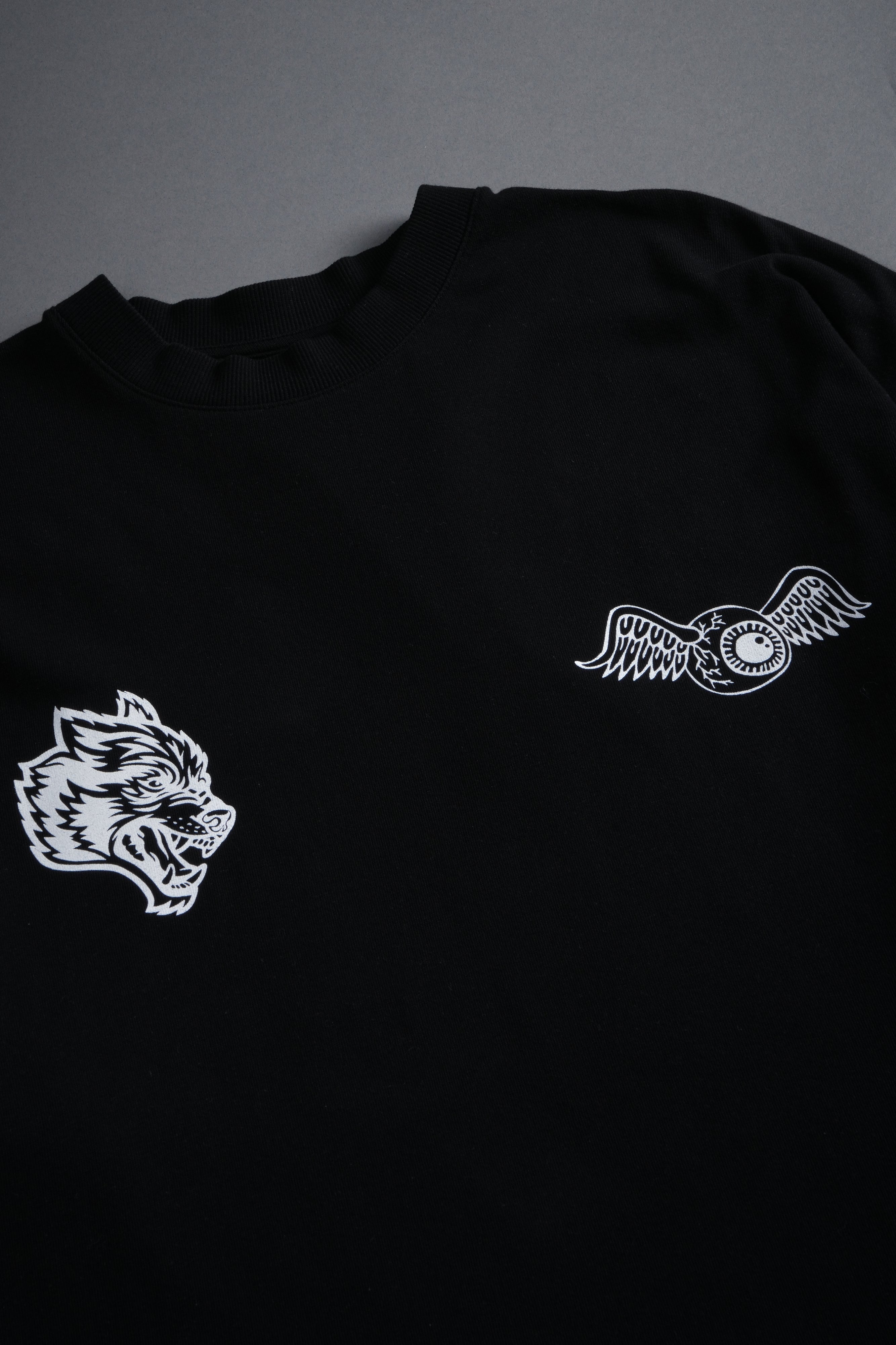 Kulture Klash Premium Oversized Tee in Black