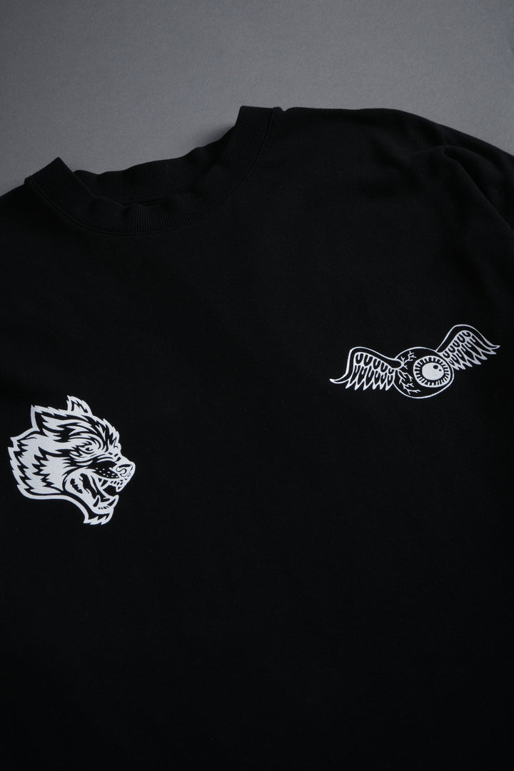 Kulture Klash Premium Oversized Tee in Black