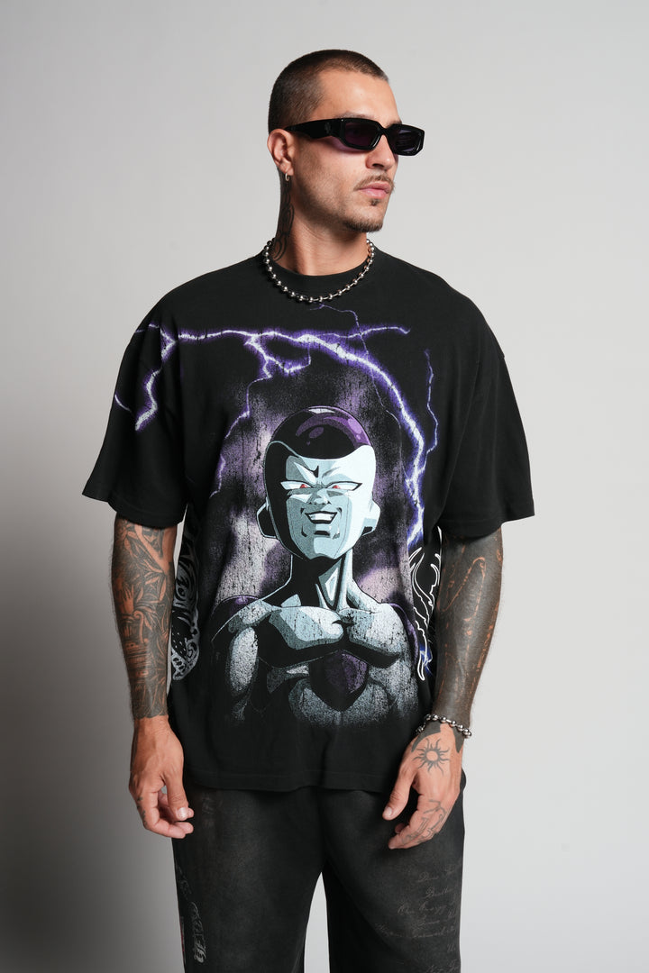 Frieza Energy "Premium" Oversized Tee in Black