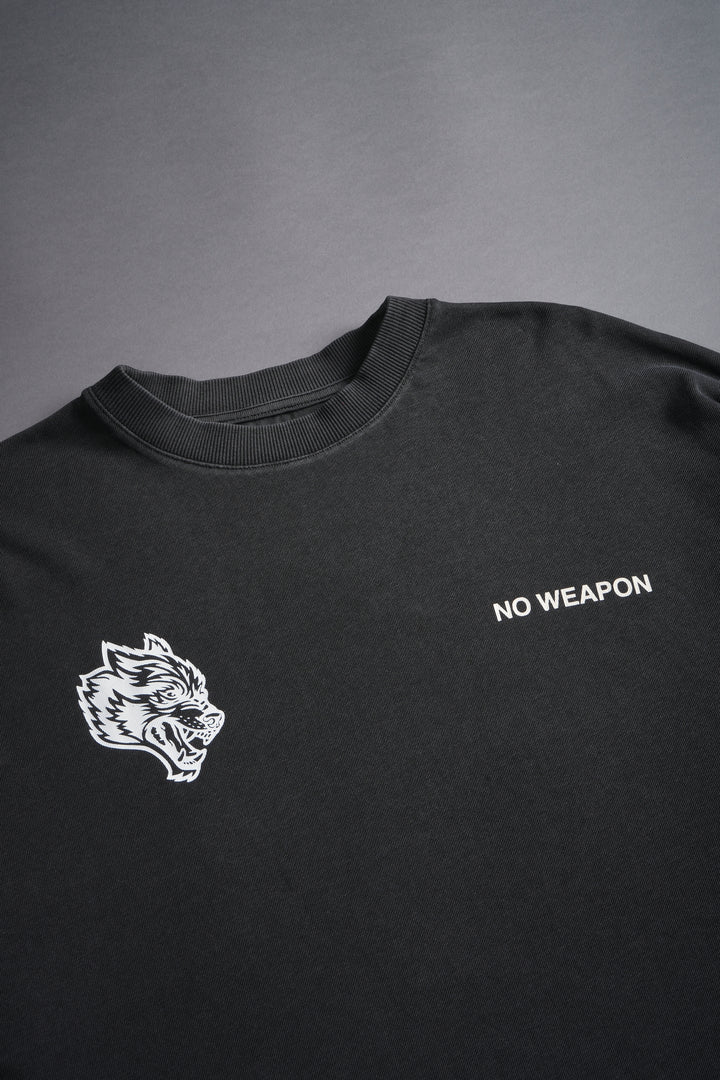 No Weapon Shall Prosper "Premium" Box Cut Tee in Wolf Gray