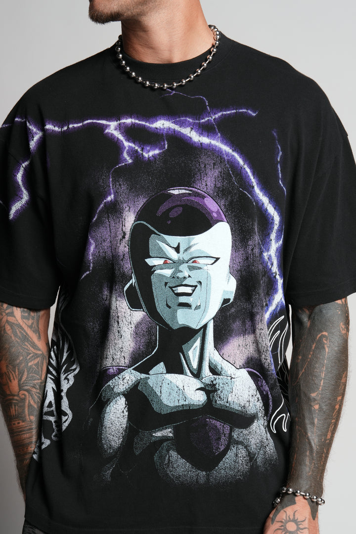 Frieza Energy "Premium" Oversized Tee in Black