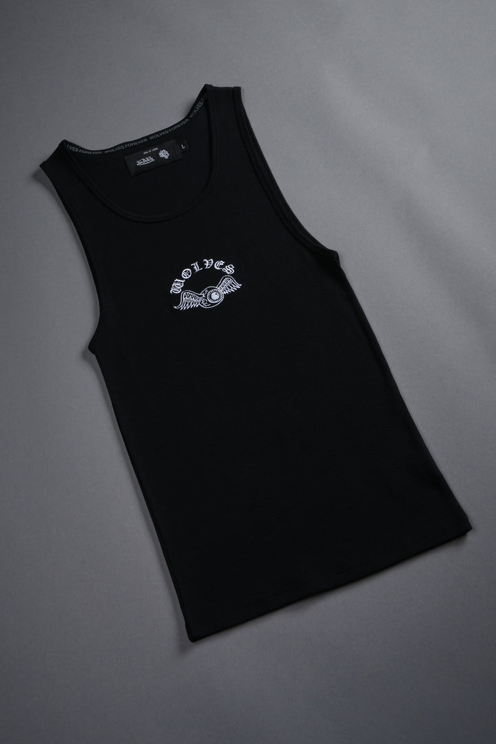 VD Chopper Ribbed Tank V2 in Black