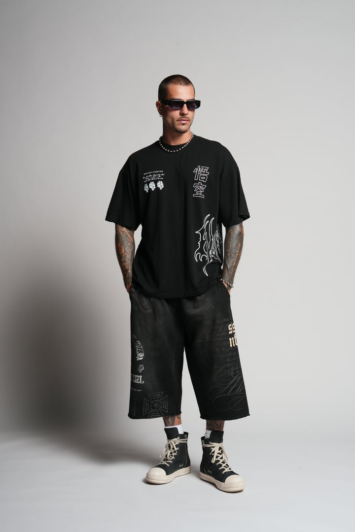 Goku "Premium" Oversized Tee in Black