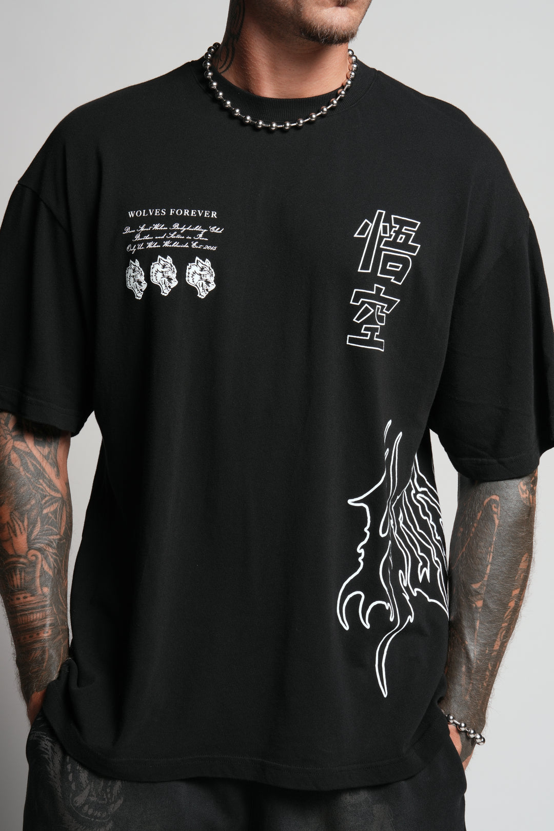 Goku "Premium" Oversized Tee in Black
