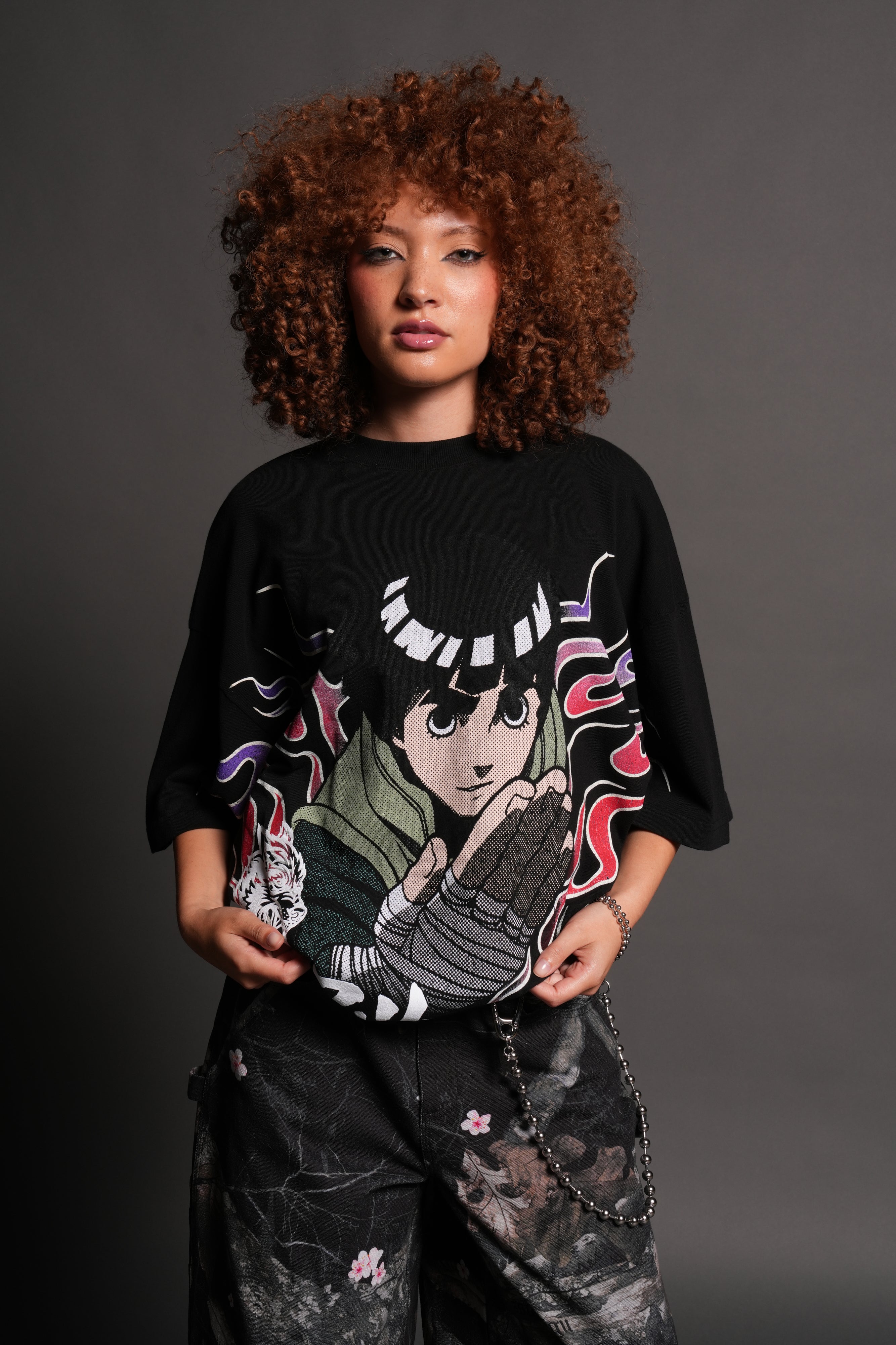 Rock V2 "Premium" Oversized Tee in Black