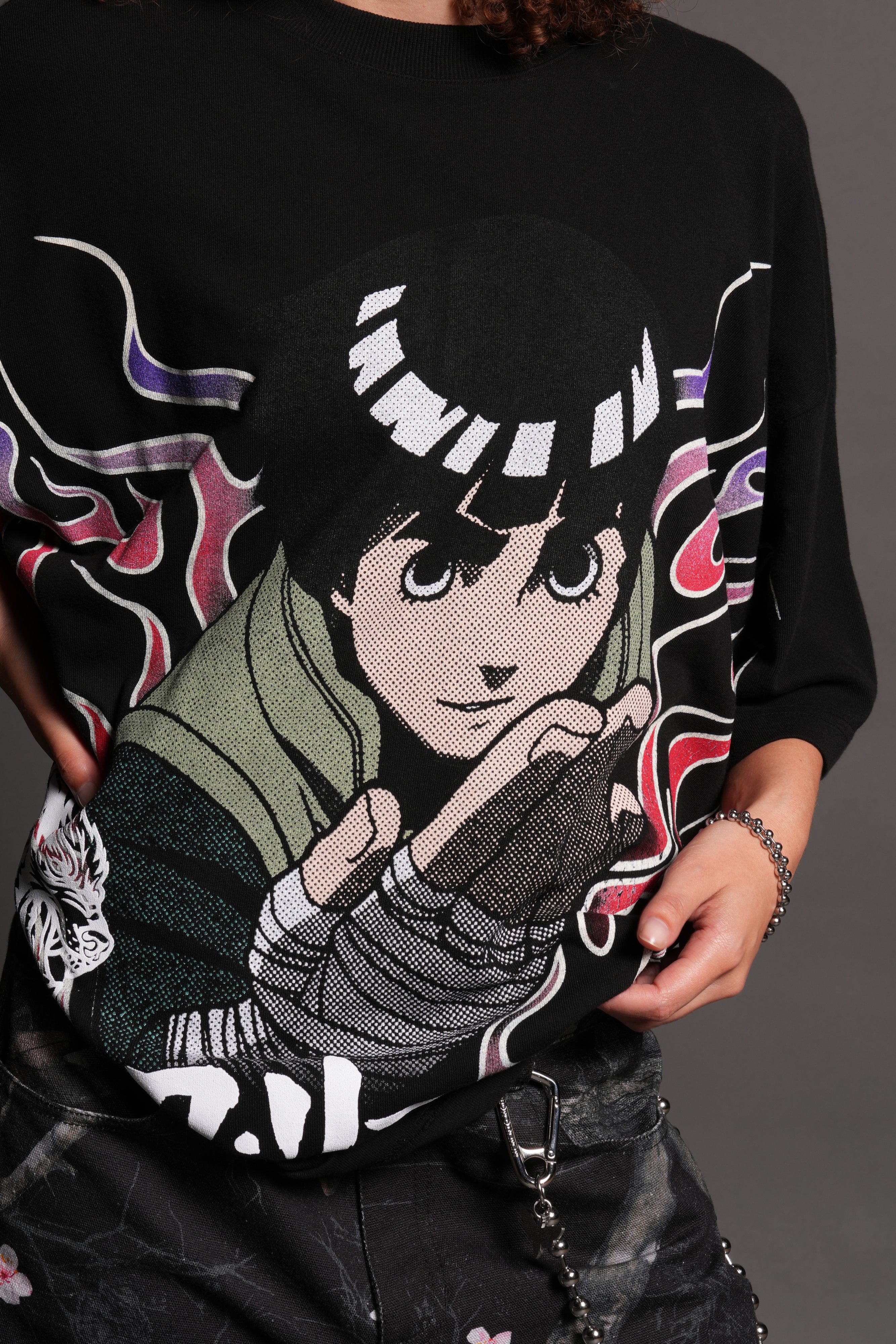 Rock V2 "Premium" Oversized Tee in Black