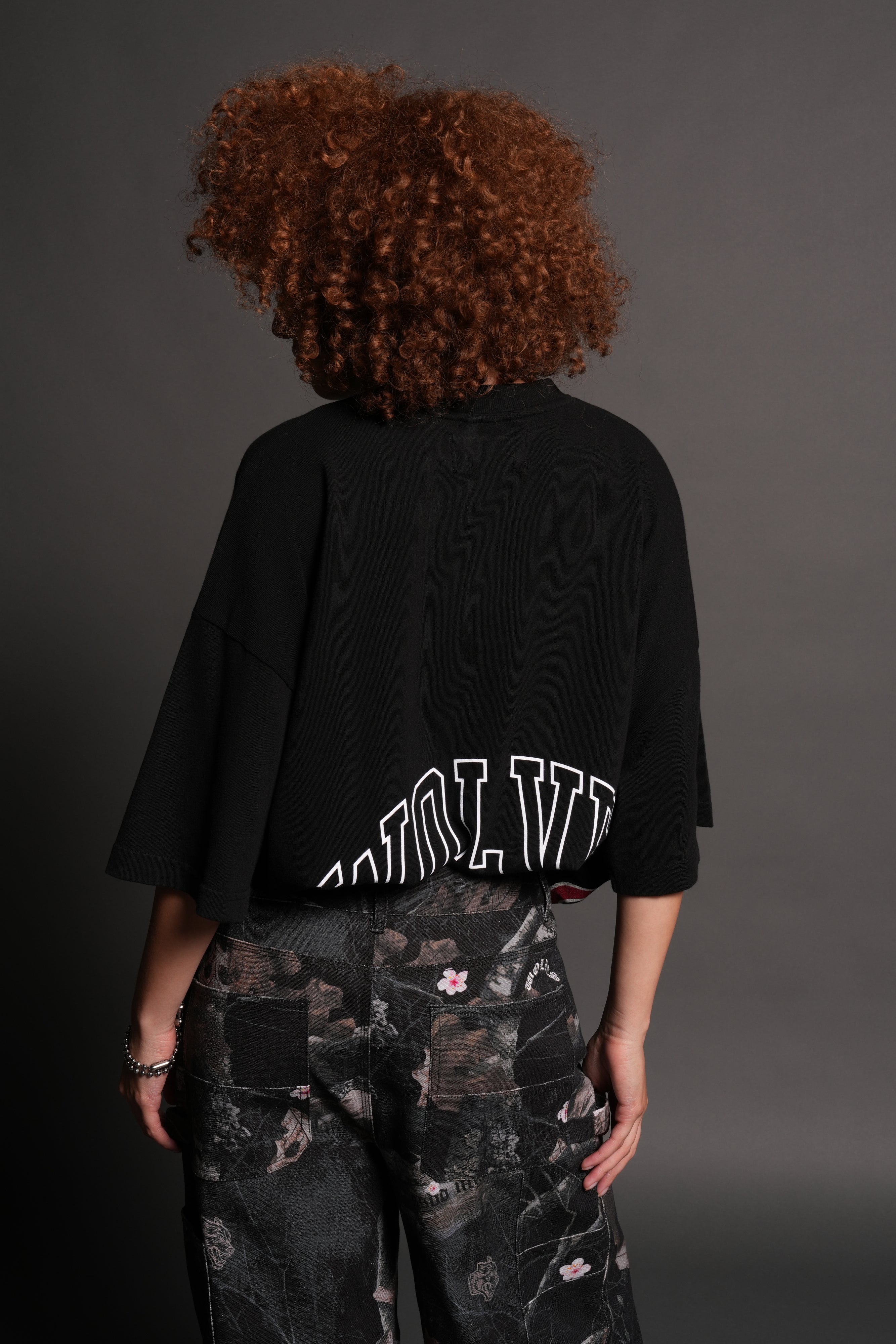 Rock V2 "Premium" Oversized Tee in Black