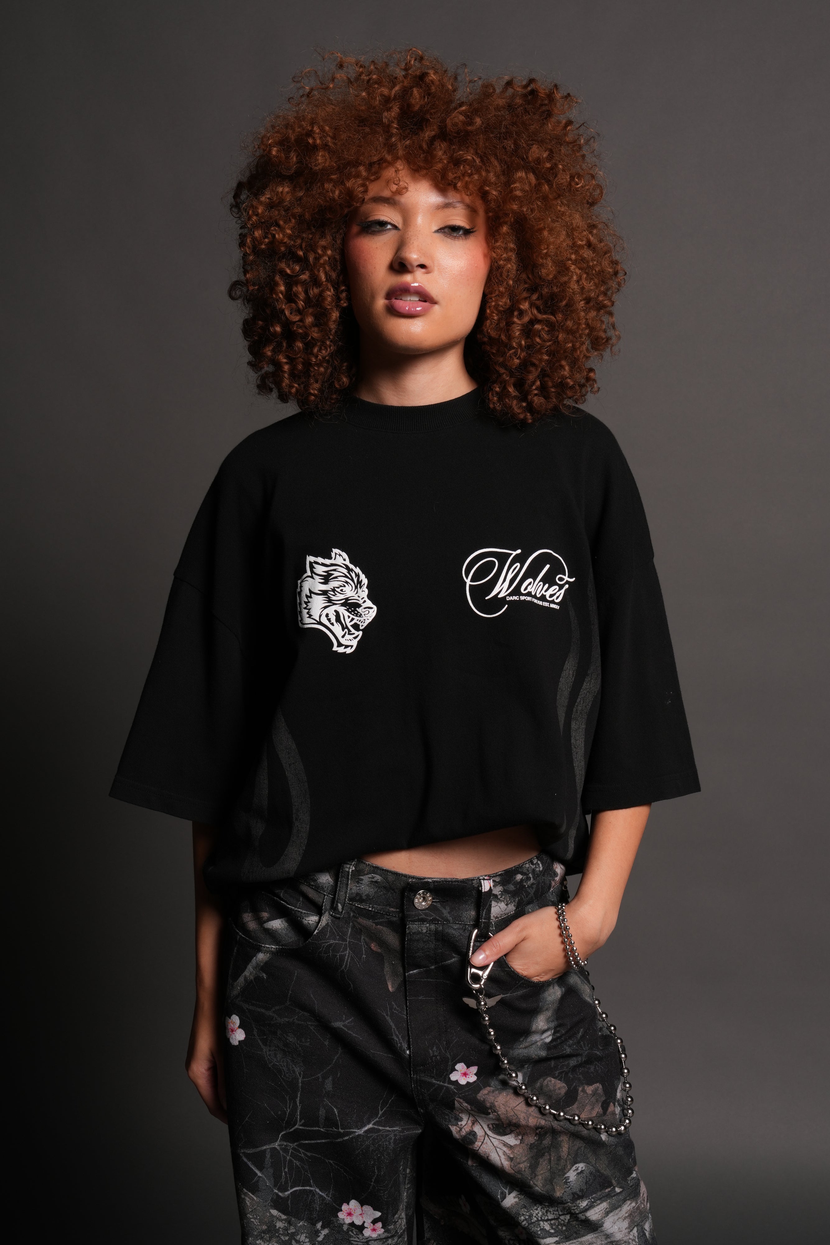 Destined Legacy Premium Oversized Tee in Black