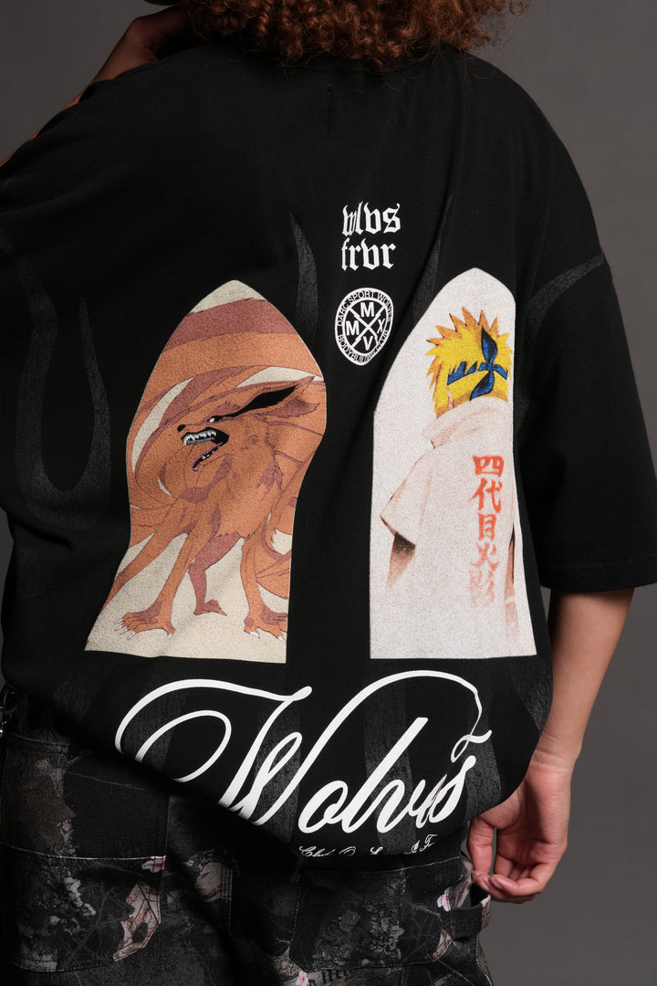Destined Legacy Premium Oversized Tee in Black