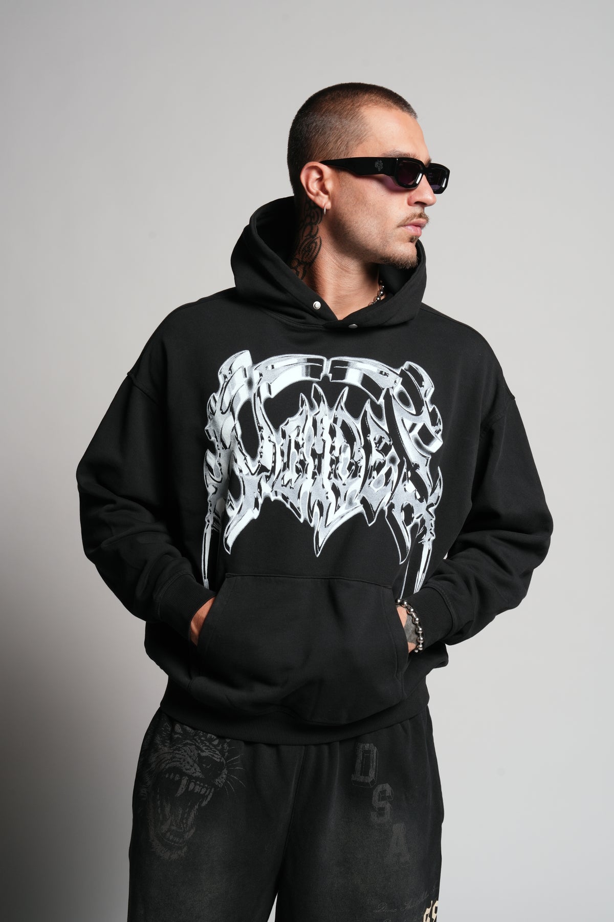 Absolute Form "Pierce" Hoodie in Black