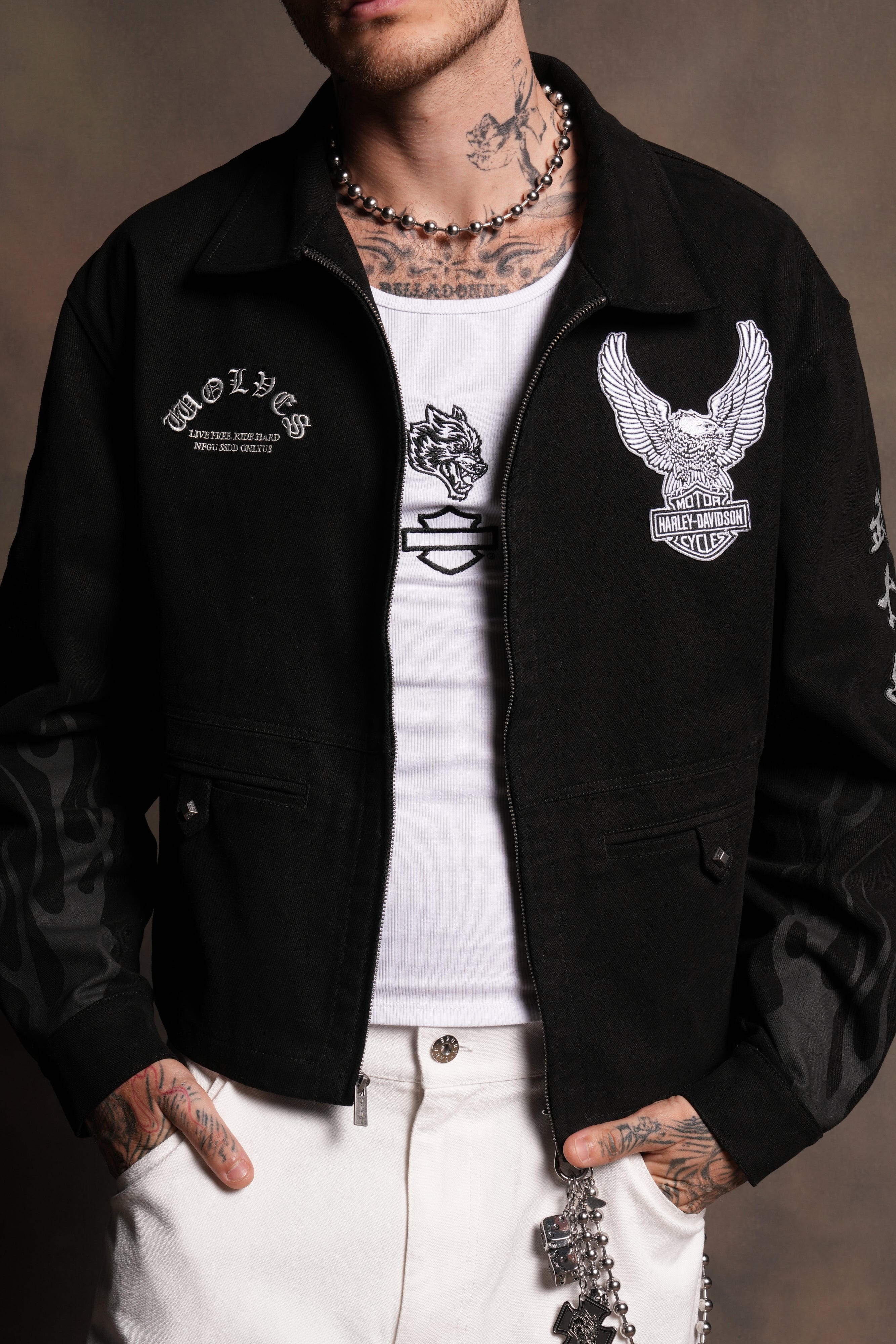 Shadow Ronin Redford Shirt Jacket in Black